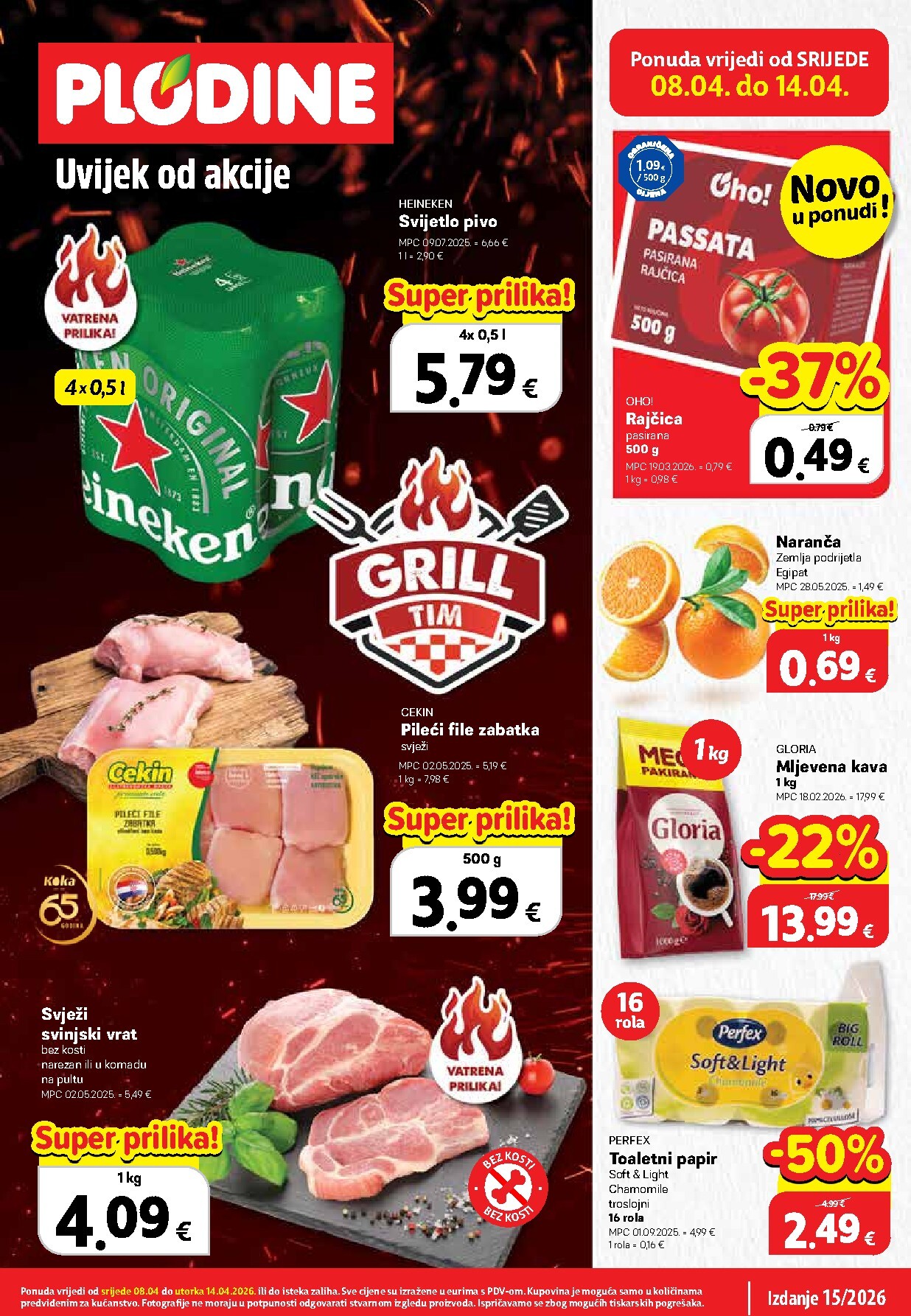 Prelistajte katalog Plodine, vrijedi od 08.04.2026 do 14.04.2026