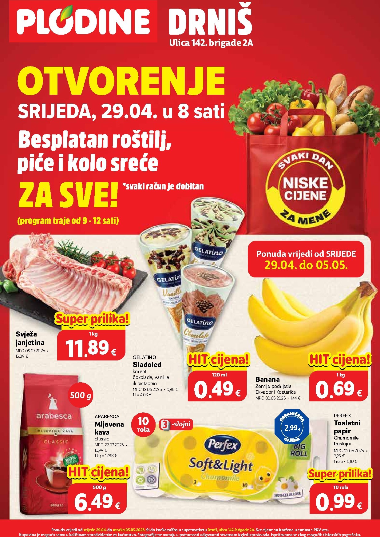 Plodine - Drniš letak za sljedeći tjedan od srijede 29.04.2026 do utorka 05.05.2026