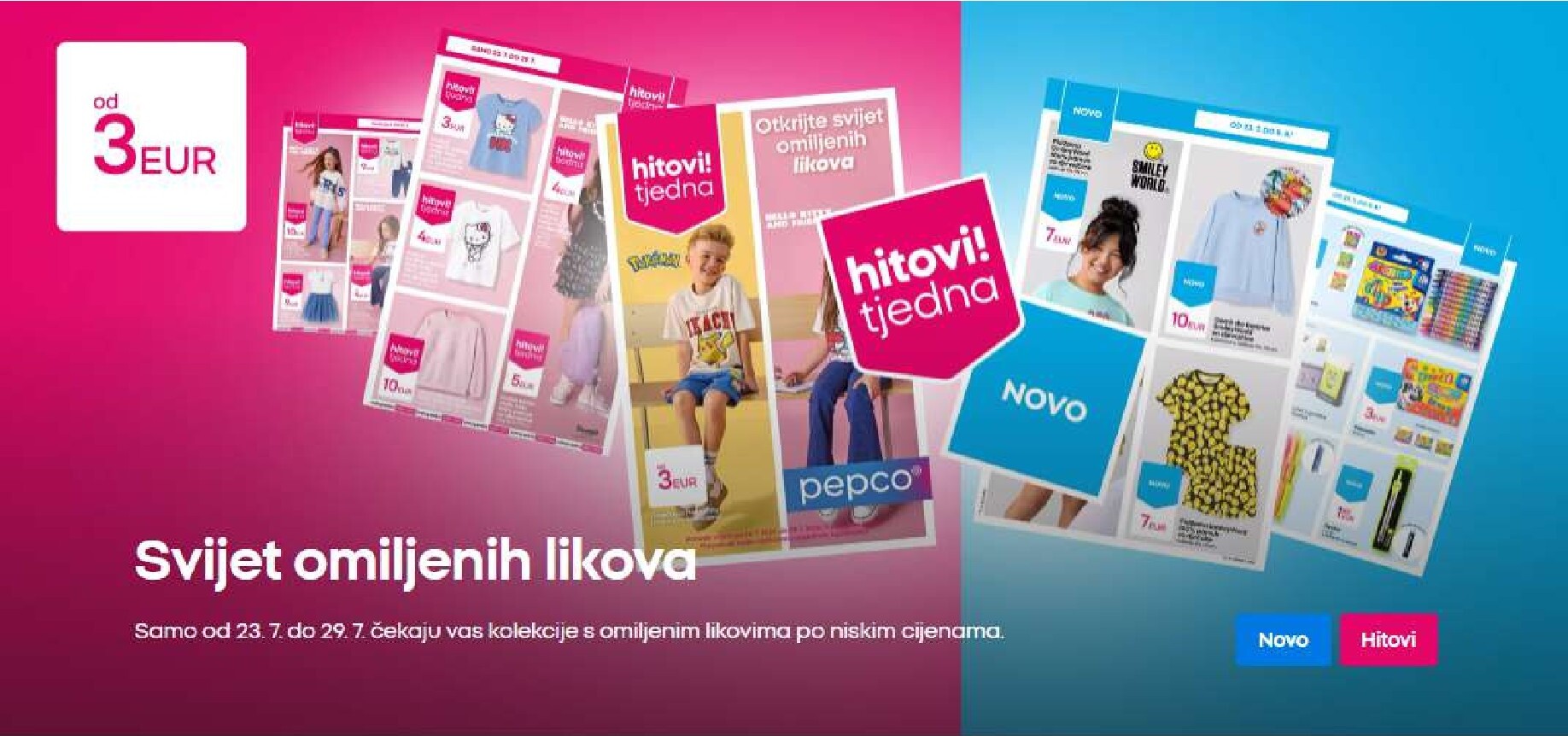 Aktualni katalog Pepco od četvrtka, 23.07.2026 do srijede, 29.07.2026
