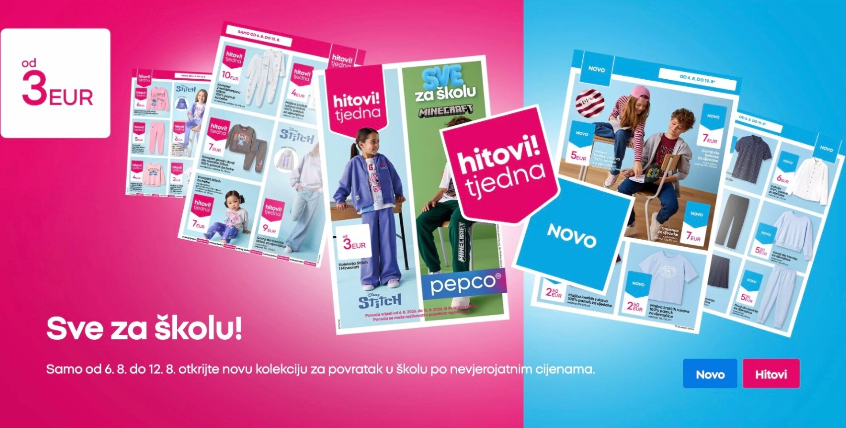 Aktualni katalog Pepco od četvrtka, 06.08.2026 do srijede, 12.08.2026