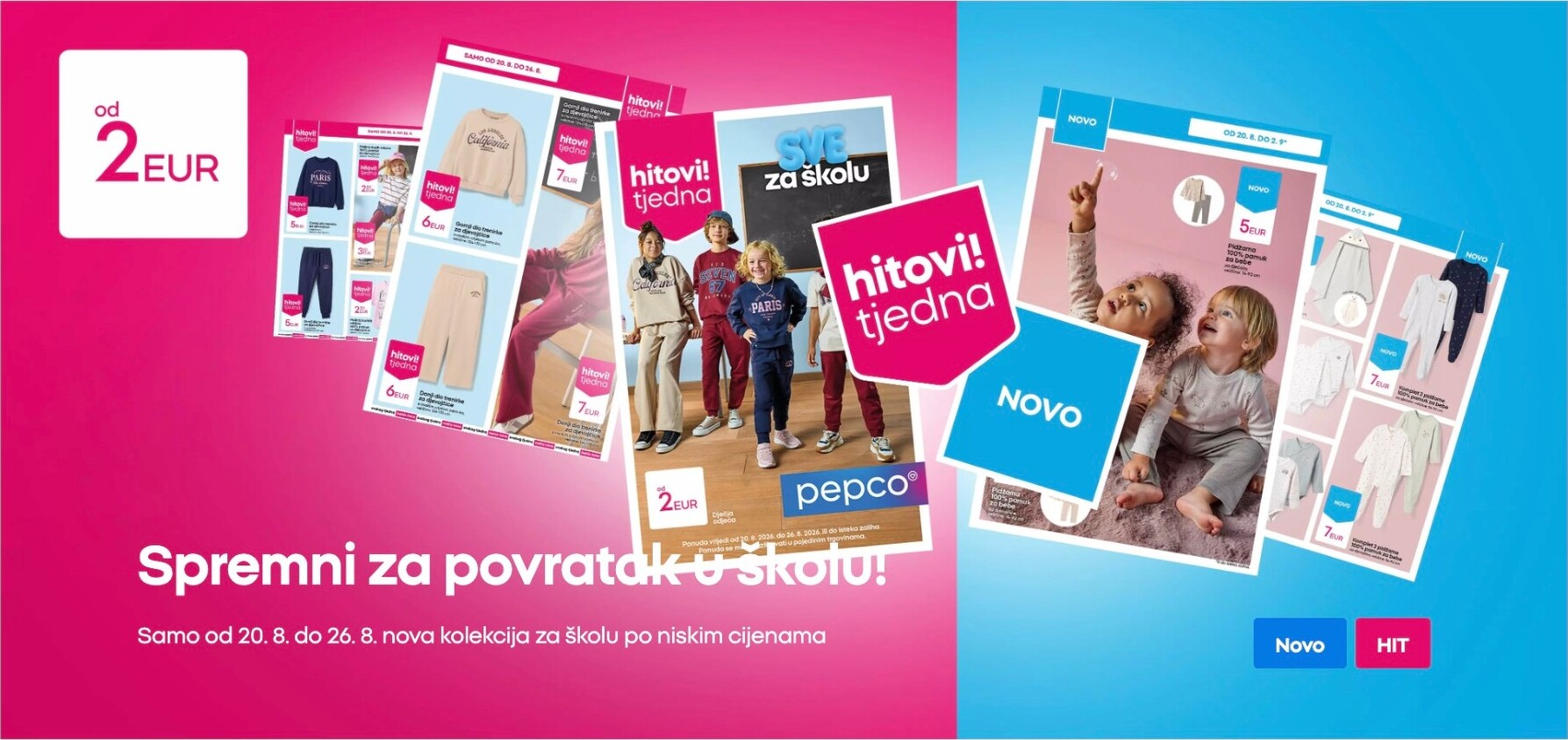 Aktualni katalog Pepco od četvrtka, 20.08.2026 do srijede, 26.08.2026