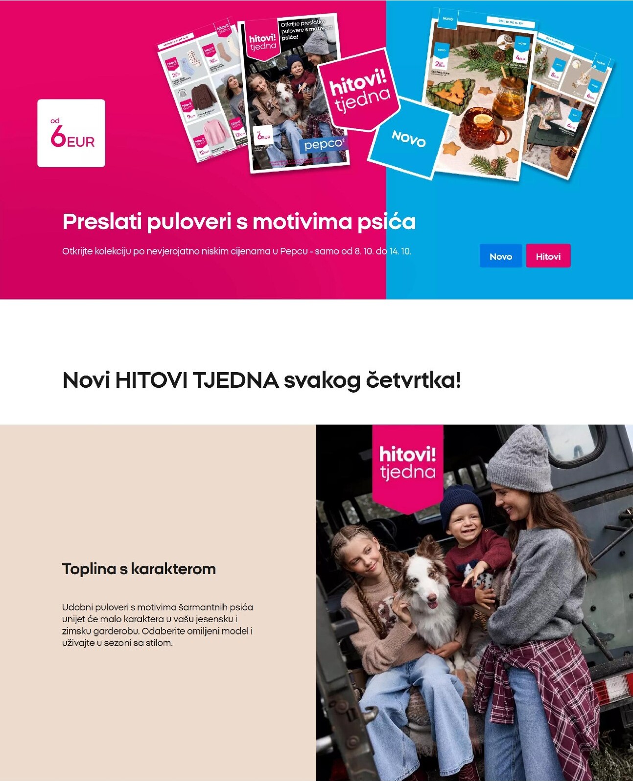 Aktualni katalog Pepco od četvrtka, 08.10.2026 do srijede, 14.10.2026