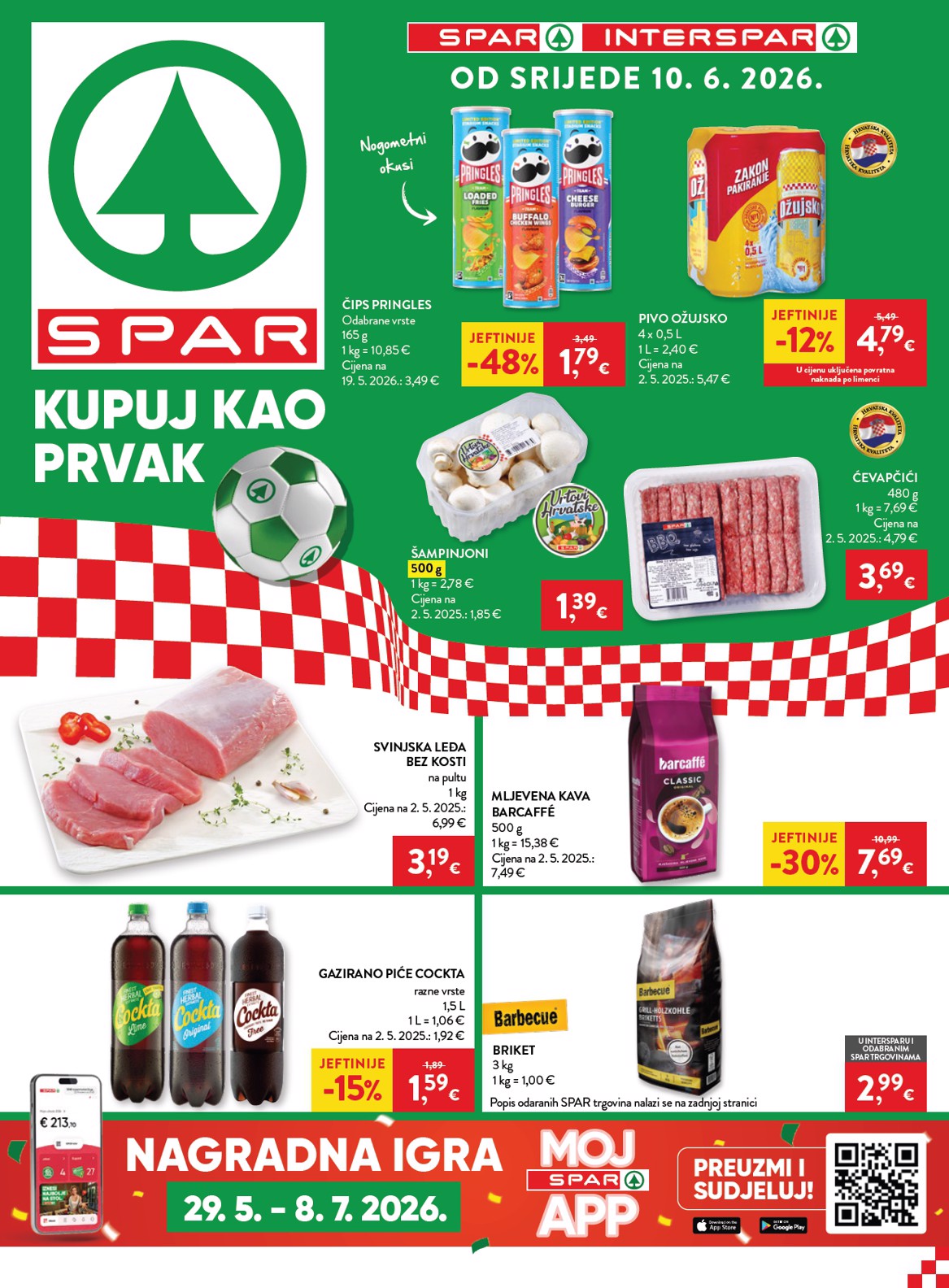 Novi SPAR katalog od srijede, 10.06.2026 do utorka, 16.06.2026