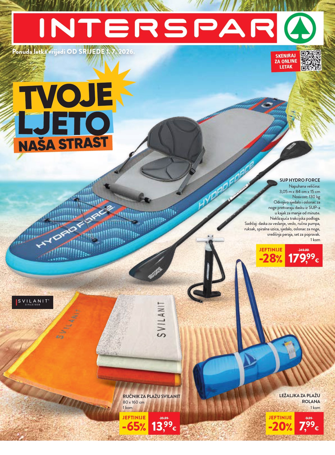 Aktualni katalog INTERSPAR - Ljeto od srijede, 01.07.2026 do utorka, 14.07.2026