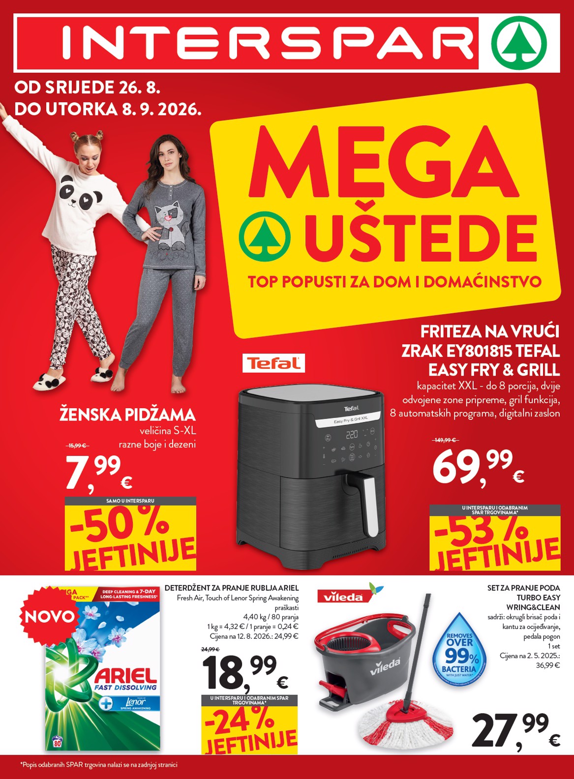 Novi INTERSPAR katalog od srijede, 26.08.2026 do utorka, 08.09.2026