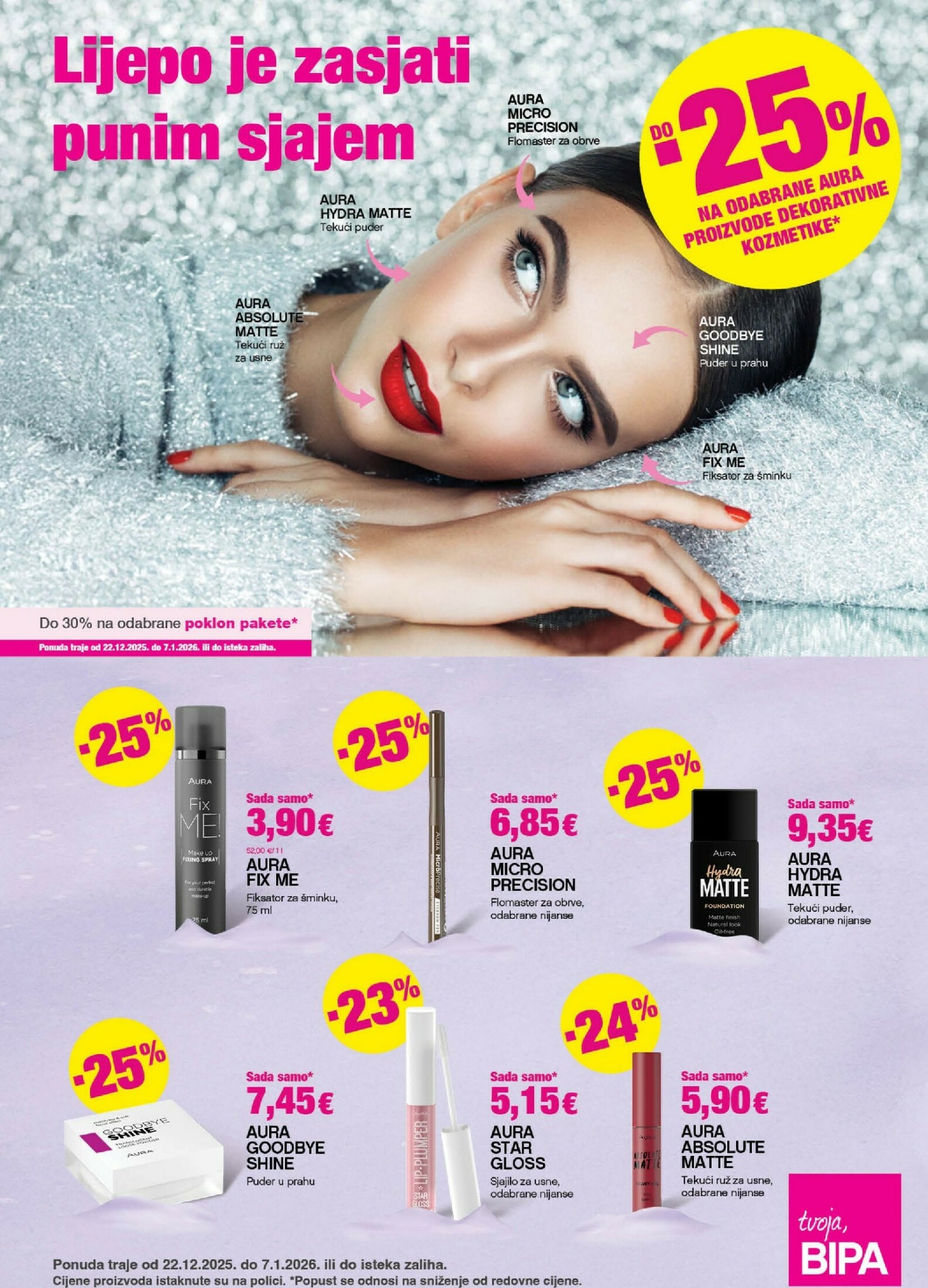 Prelistajte katalog BIPA, vrijedi od 22.12. do 07.01.