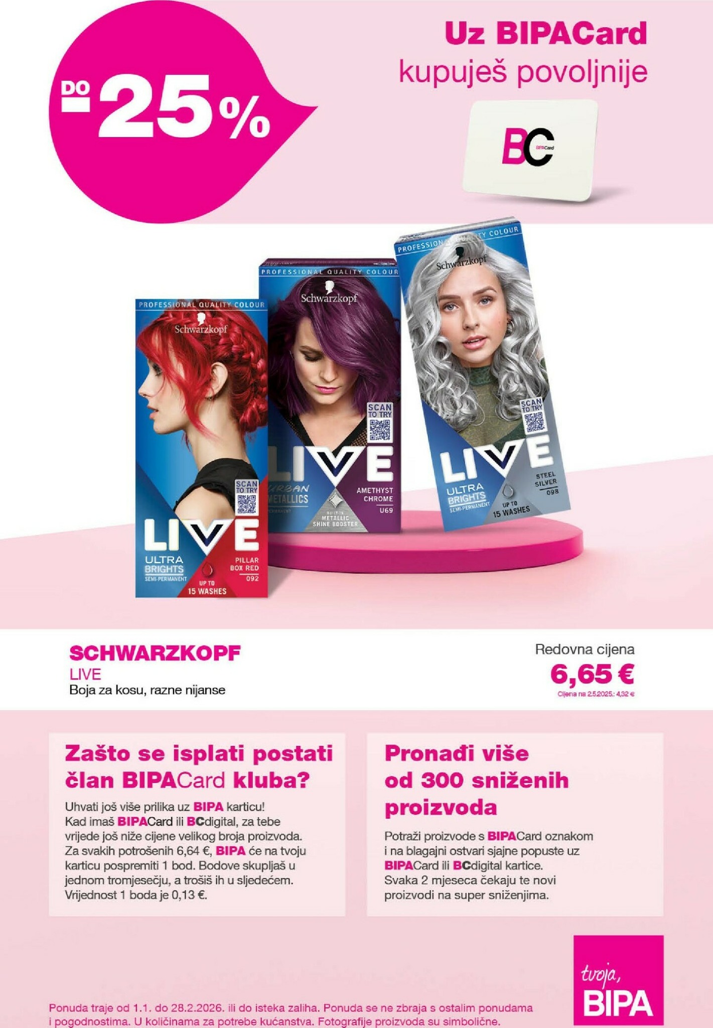 Prelistajte katalog BIPACard, vrijedi od 01.01. do 28.02.