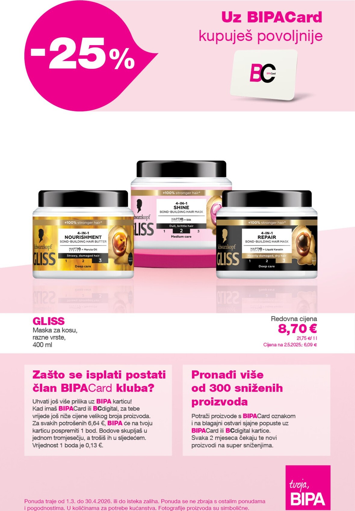 Prelistajte katalog BIPACard, vrijedi od 01.03.2026 do 30.04.2026