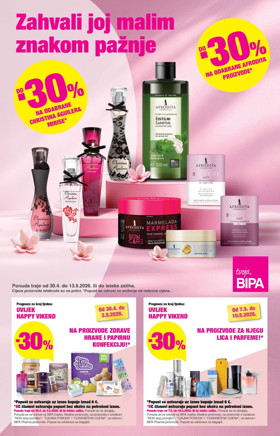 Aktualni BIPA katalog vrijedi od četvrtka 30.04.2026 do srijede 13.05.2026