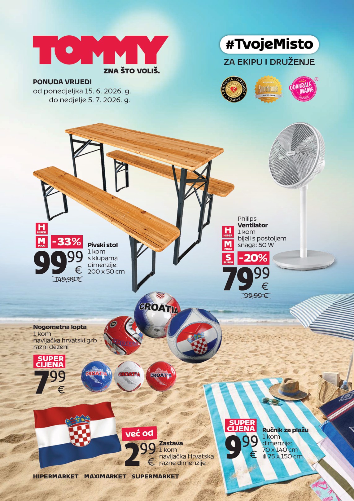 Aktualni katalog Tommy - #TvojeMisto za lito od ponedjeljka, 15.06.2026 do nedjelje, 05.07.2026