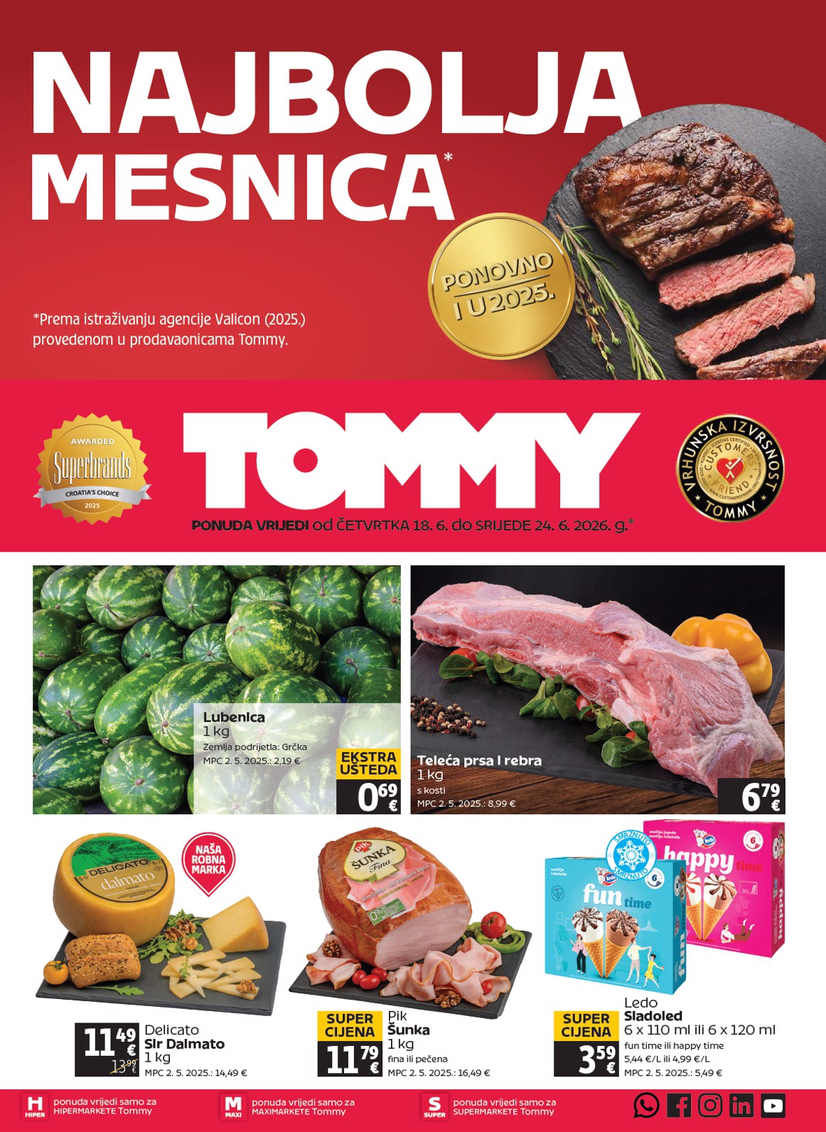 Aktualni katalog Tommy od četvrtka, 18.06.2026 do srijede, 24.06.2026