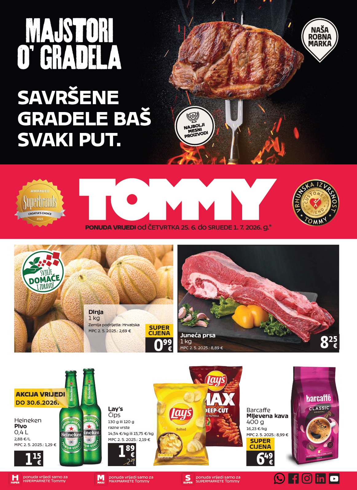 Novi Tommy katalog od četvrtka, 25.06.2026 do srijede, 01.07.2026