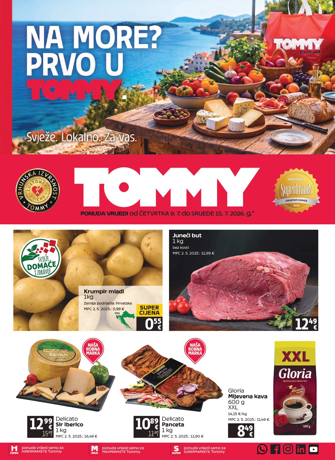 Novi Tommy katalog od četvrtka, 09.07.2026 do srijede, 15.07.2026