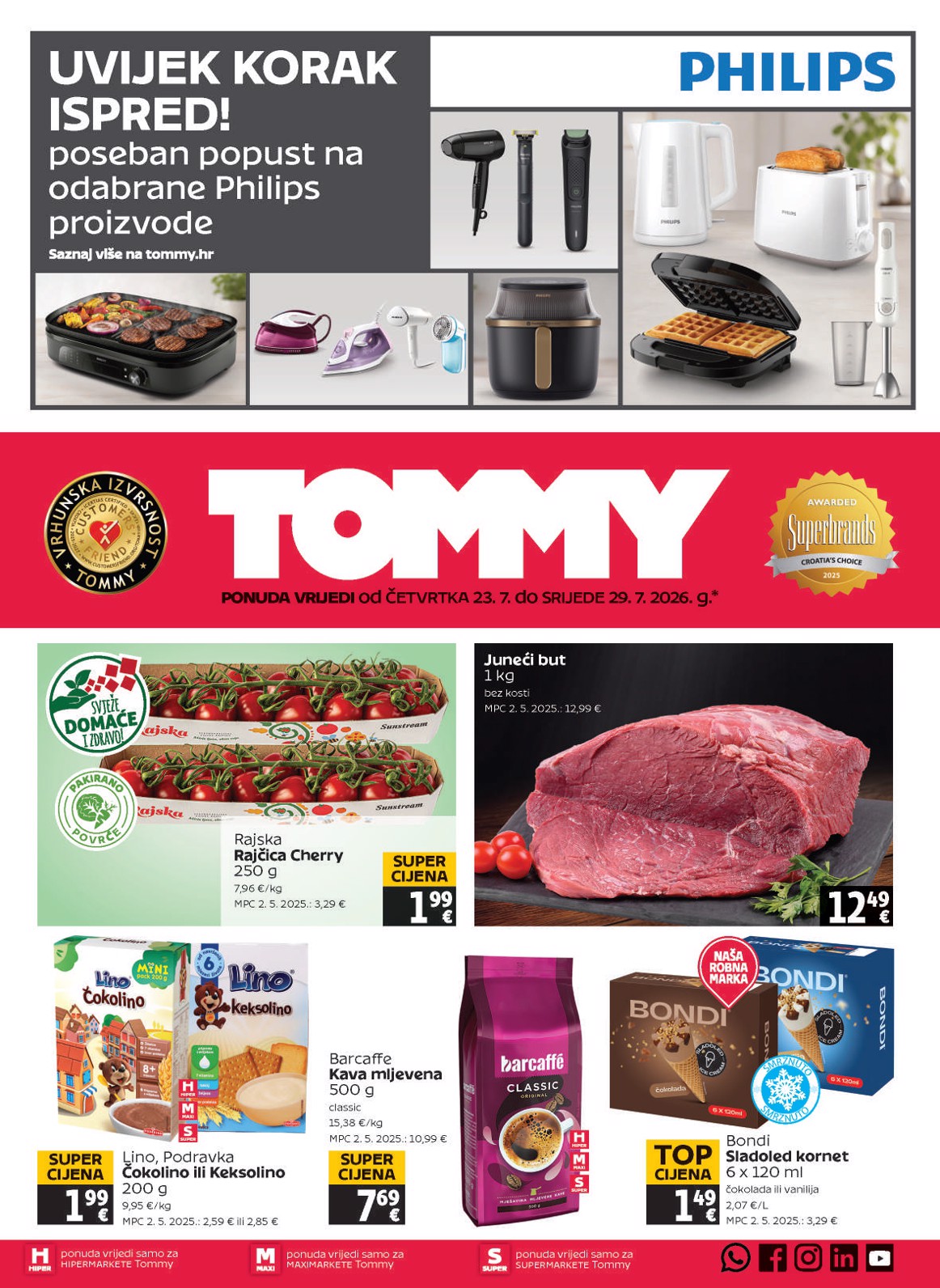 Novi Tommy katalog od četvrtka, 23.07.2026 do srijede, 29.07.2026