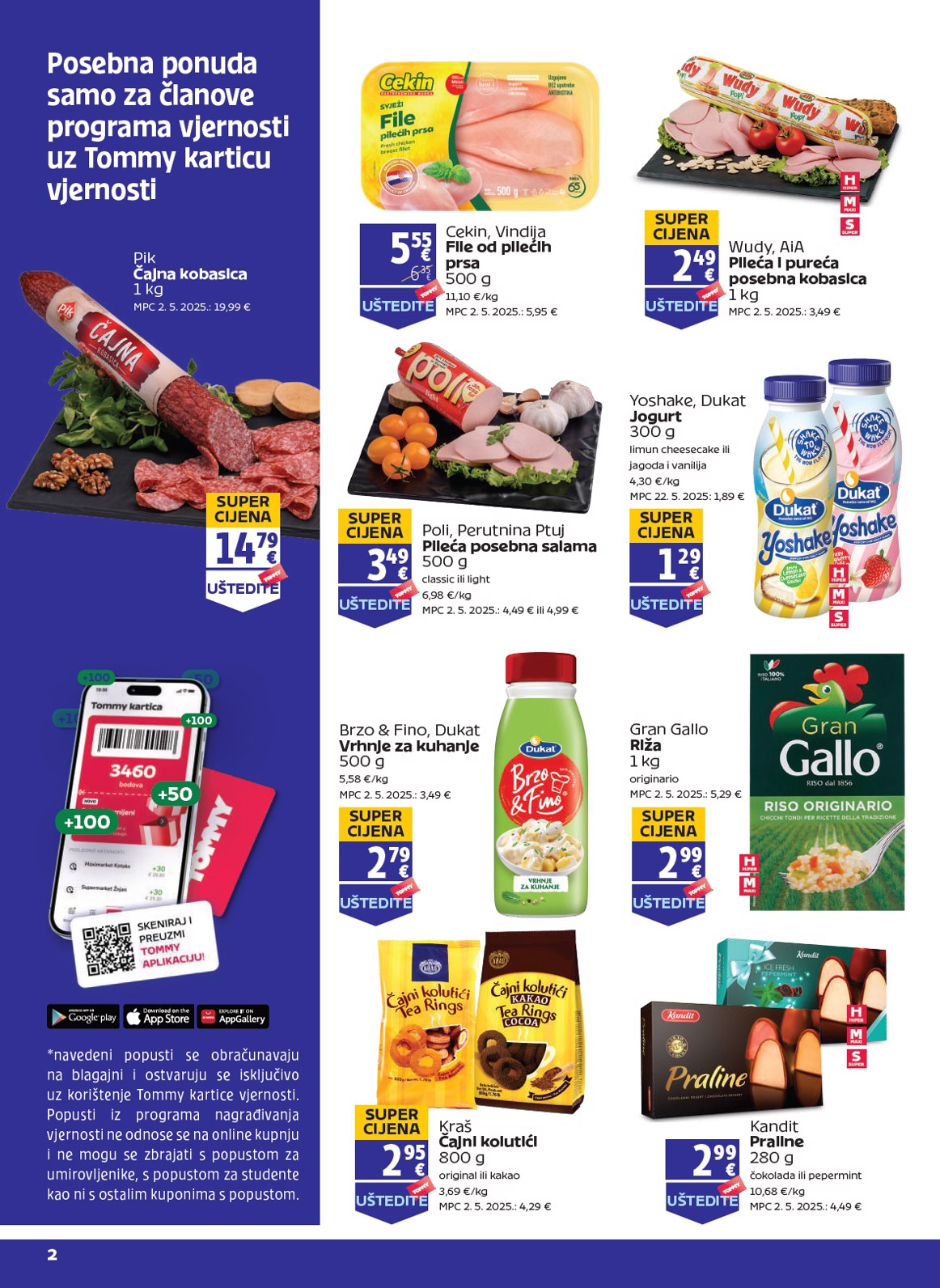 Novi Tommy - Pogodnosti za Tommy vjerne članove katalog od četvrtka, 23.07.2026 do srijede, 29.07.2026
