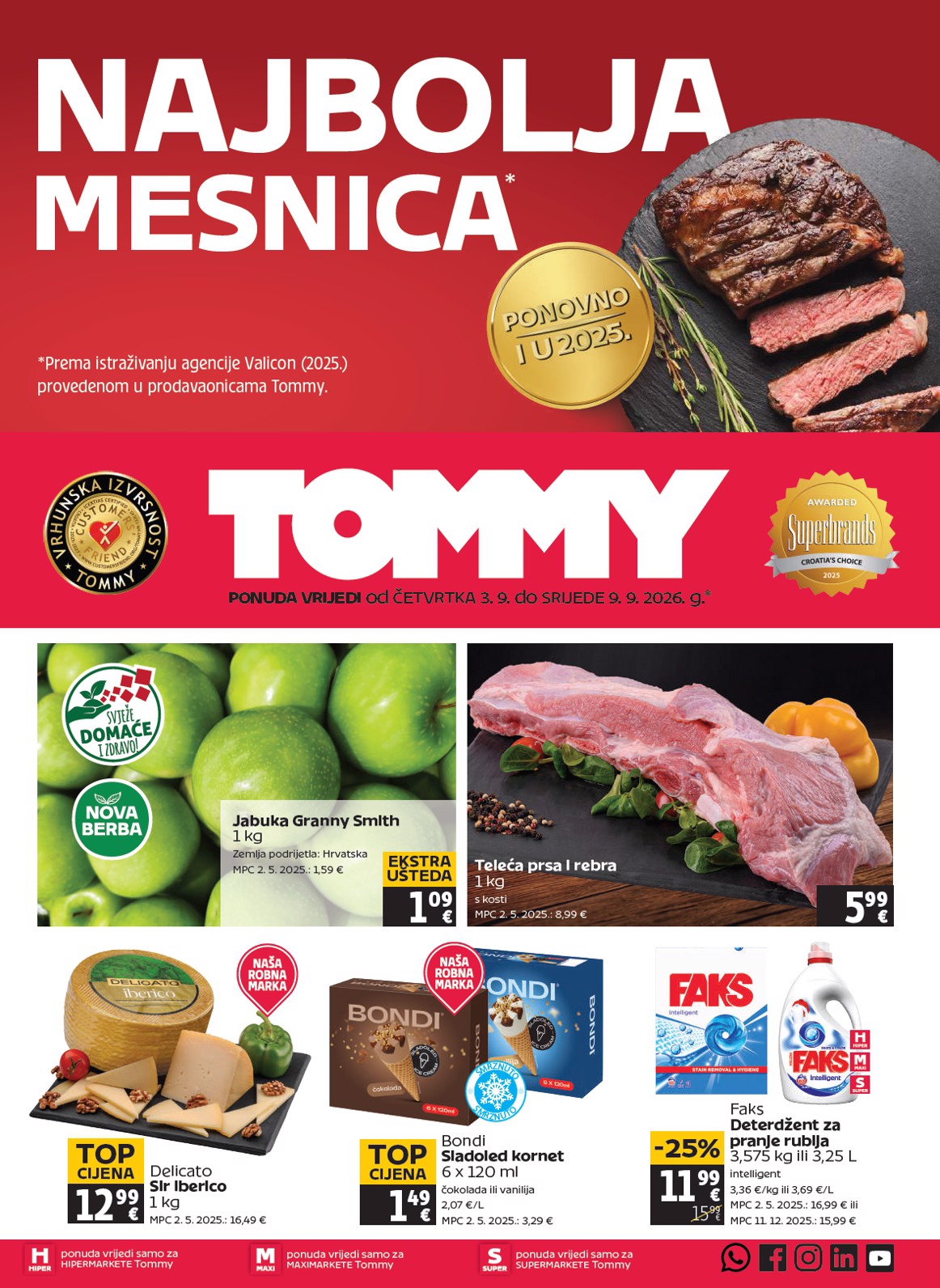 Novi Tommy katalog od četvrtka, 03.09.2026 do srijede, 09.09.2026