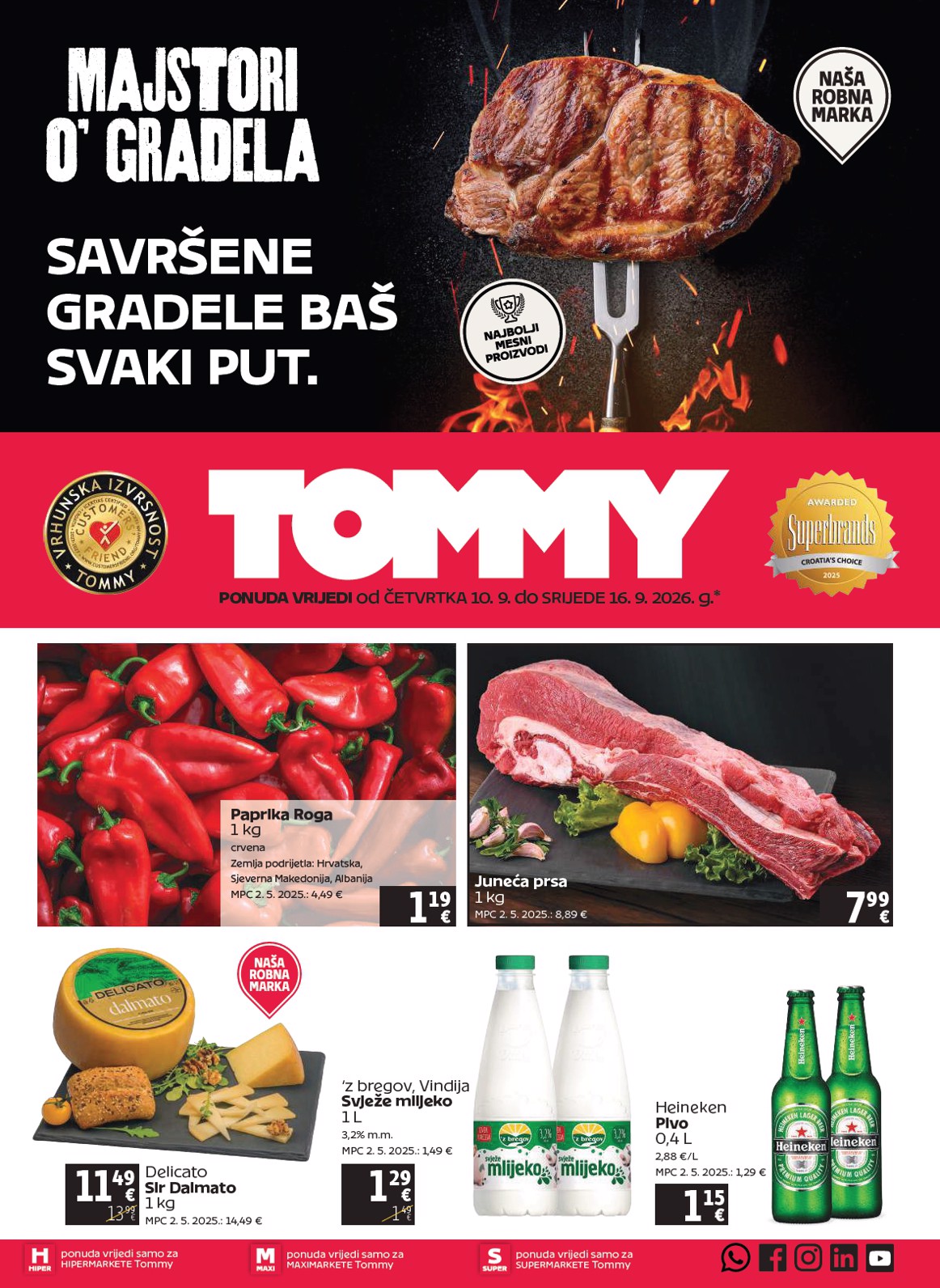 Novi Tommy katalog od četvrtka, 10.09.2026 do srijede, 16.09.2026