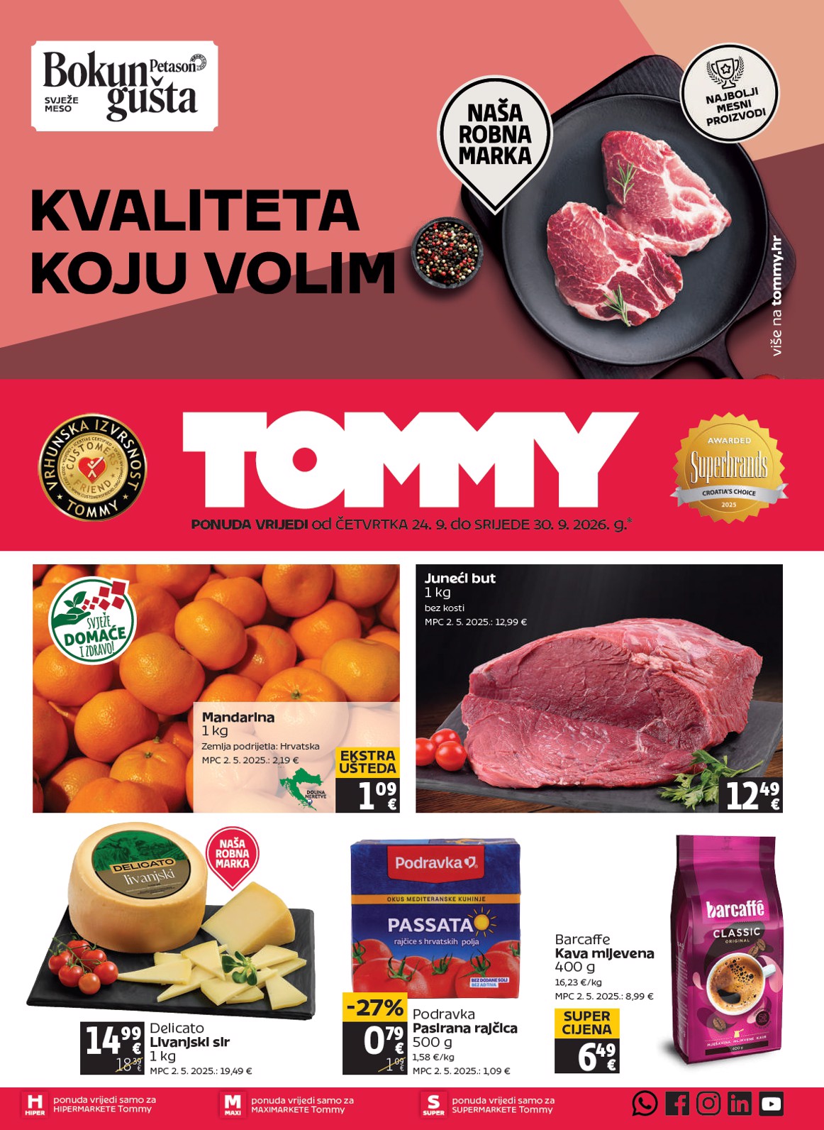 Novi Tommy katalog od četvrtka, 24.09.2026 do srijede, 30.09.2026