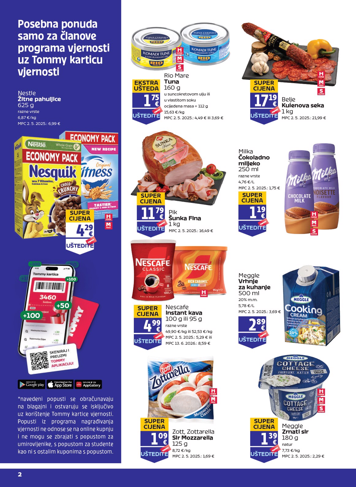 Novi Tommy - Pogodnosti za Tommy vjerne članove katalog od četvrtka, 01.10.2026 do srijede, 07.10.2026