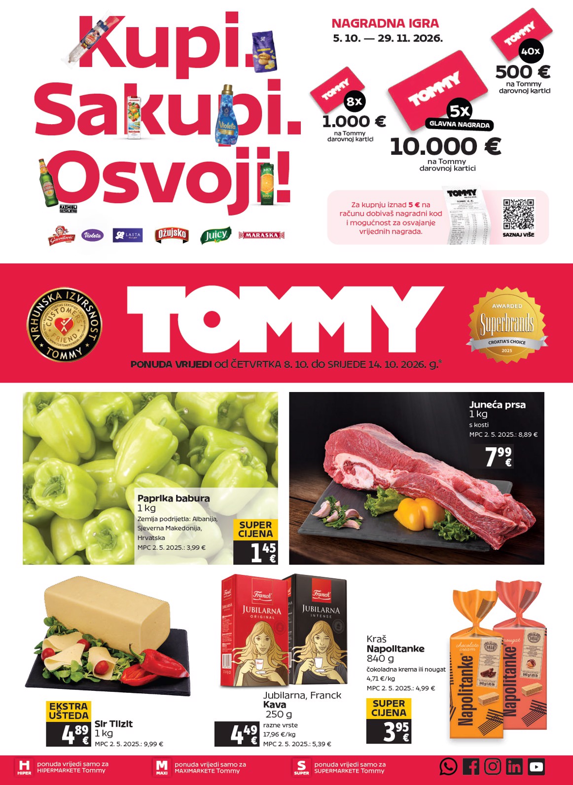 Novi Tommy katalog od četvrtka, 08.10.2026 do srijede, 14.10.2026