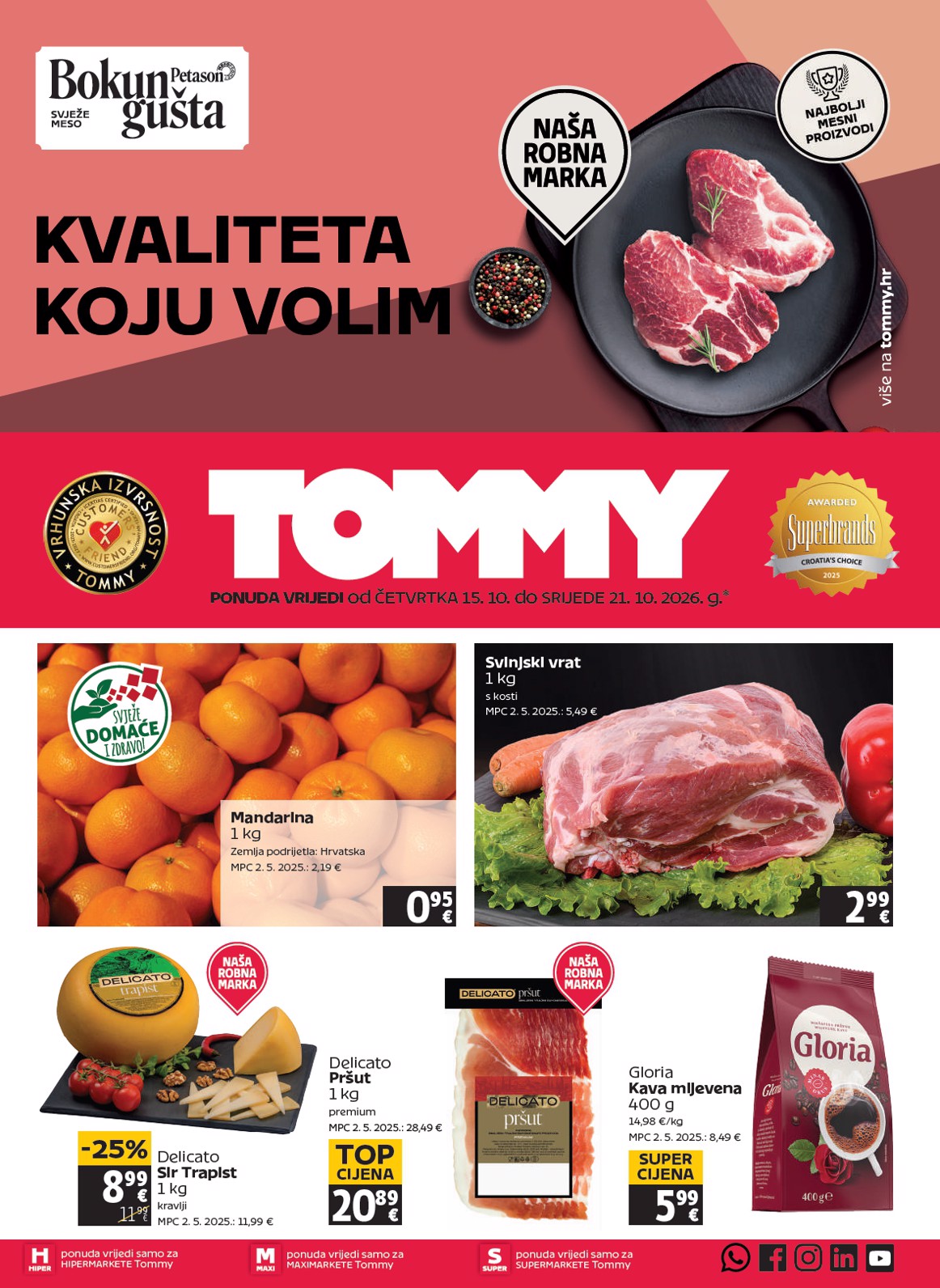 Novi Tommy katalog od četvrtka, 15.10.2026 do srijede, 21.10.2026
