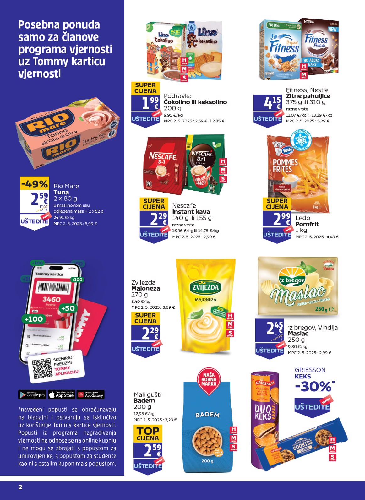 Novi Tommy - Pogodnosti za Tommy vjerne članove katalog od četvrtka, 15.10.2026 do srijede, 21.10.2026