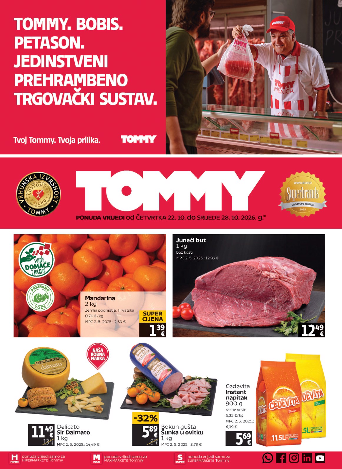 Novi Tommy katalog od četvrtka, 22.10.2026 do srijede, 28.10.2026