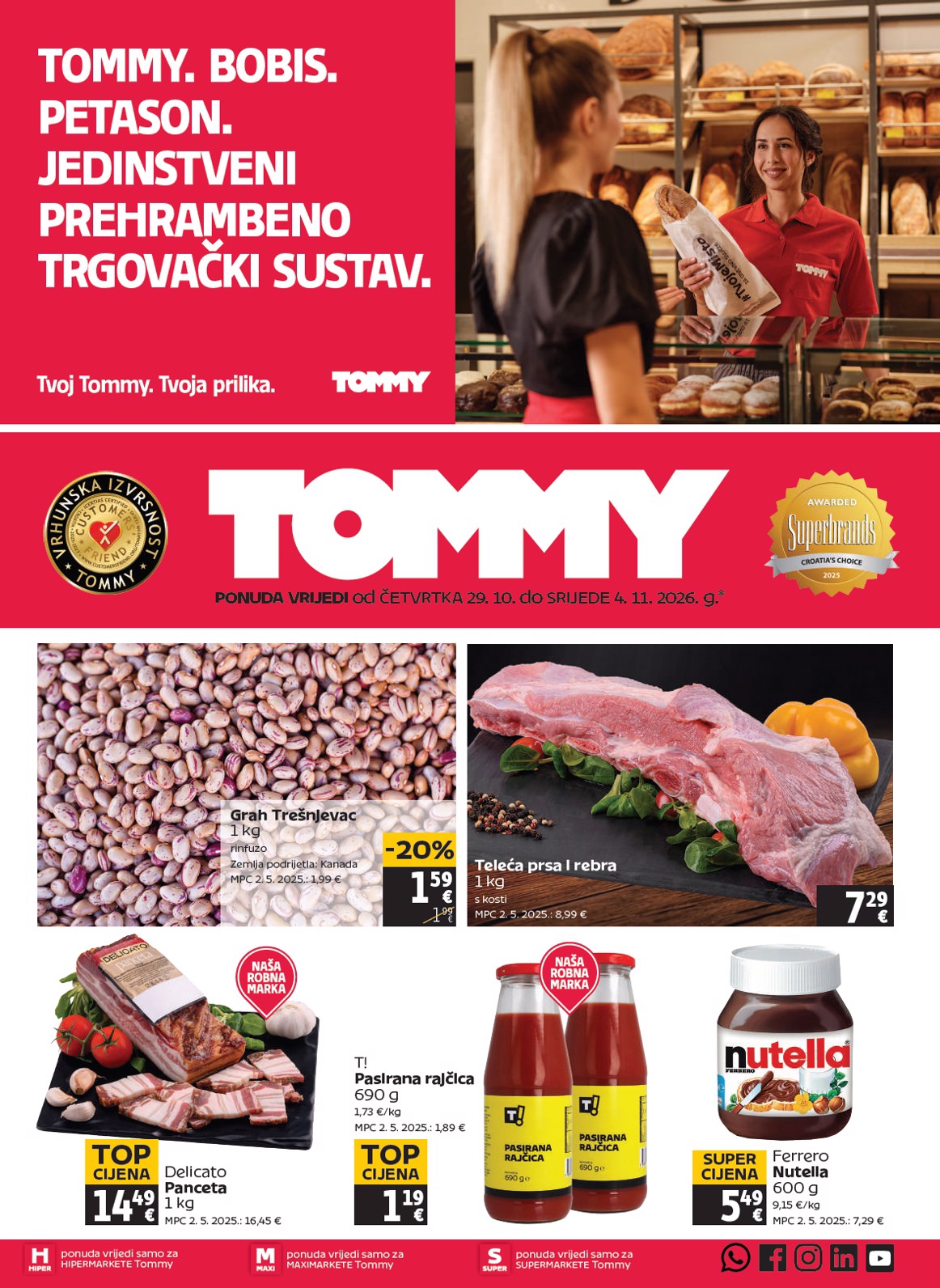 Novi Tommy - Akcijski katalog katalog od četvrtka, 29.10.2026 do srijede, 04.11.2026