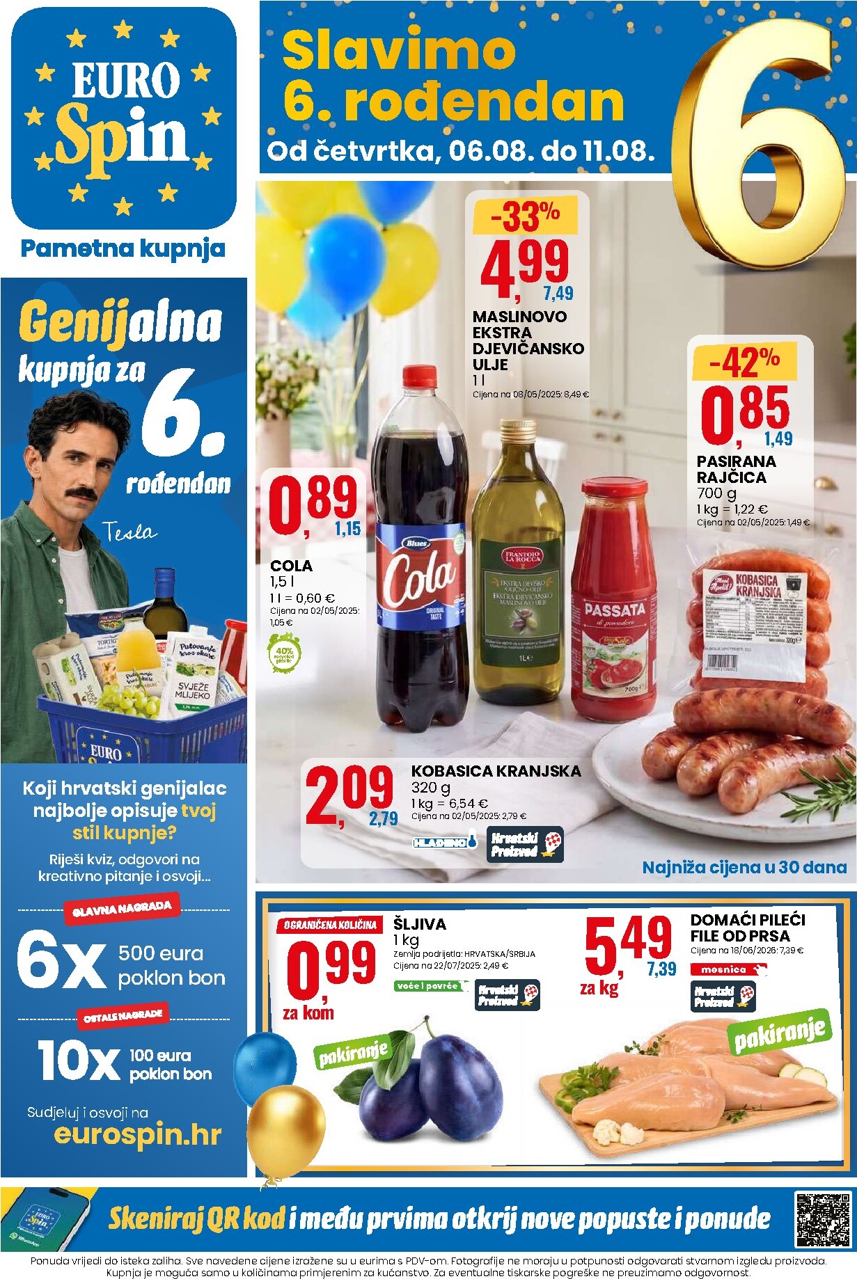 Novi Eurospin katalog od četvrtka, 06.08.2026 do utorka, 11.08.2026