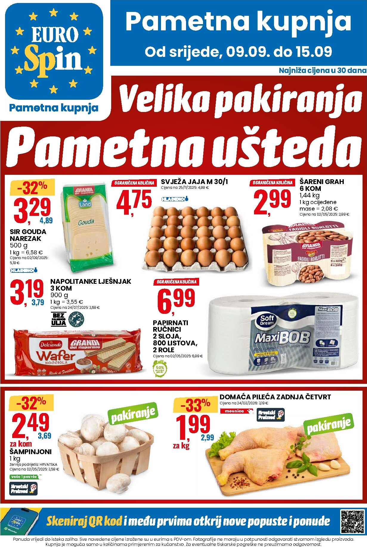 Novi Eurospin katalog od srijede, 09.09.2026 do utorka, 15.09.2026