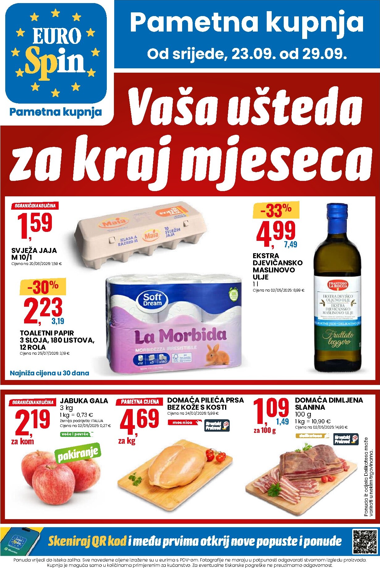 Novi Eurospin katalog od srijede, 23.09.2026 do utorka, 29.09.2026