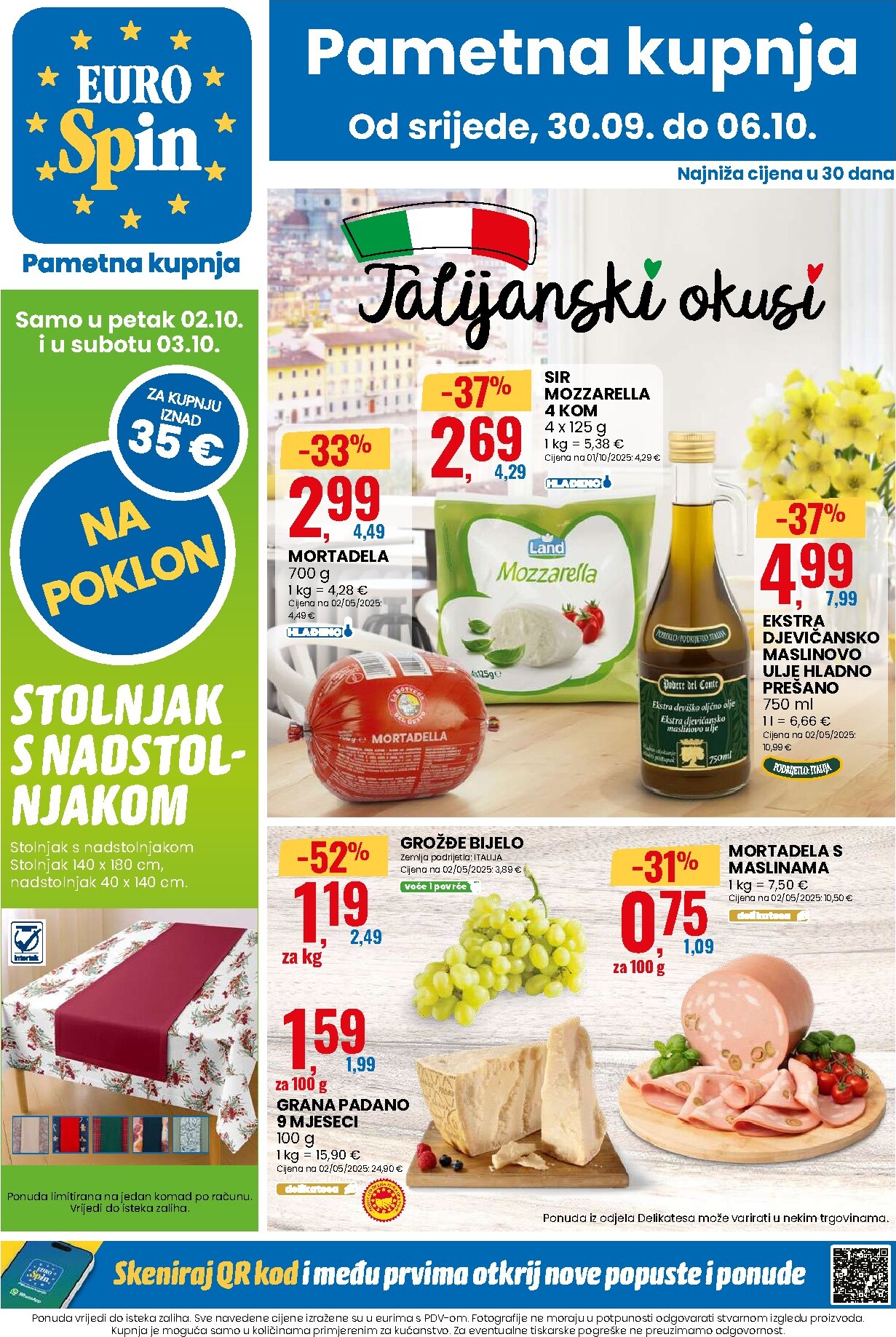 Novi Eurospin katalog od srijede, 30.09.2026 do utorka, 06.10.2026