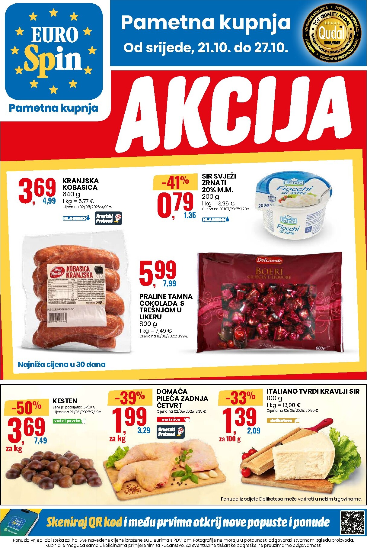 Novi Eurospin katalog od srijede, 21.10.2026 do utorka, 27.10.2026
