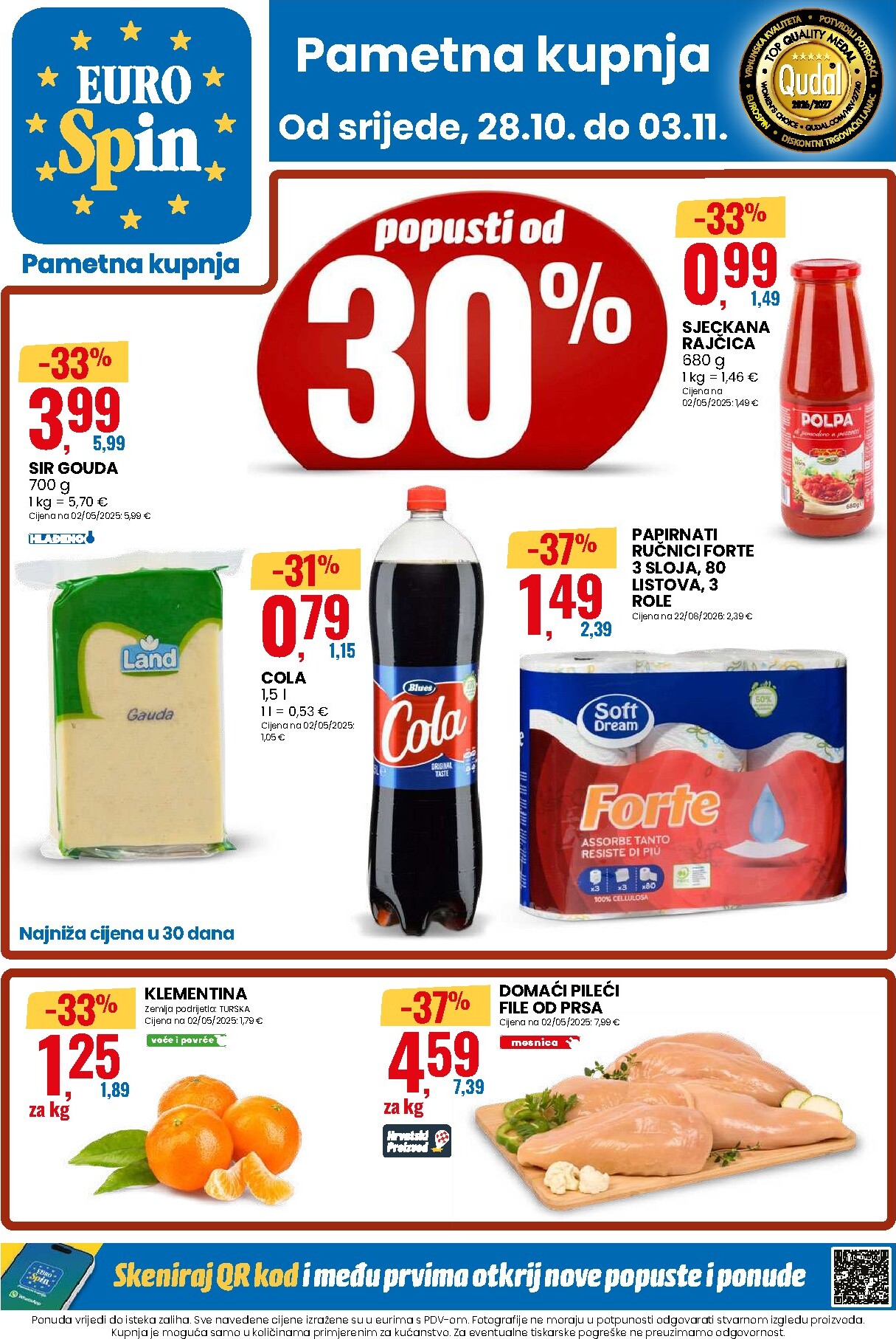 Novi Eurospin katalog od srijede, 28.10.2026 do utorka, 03.11.2026