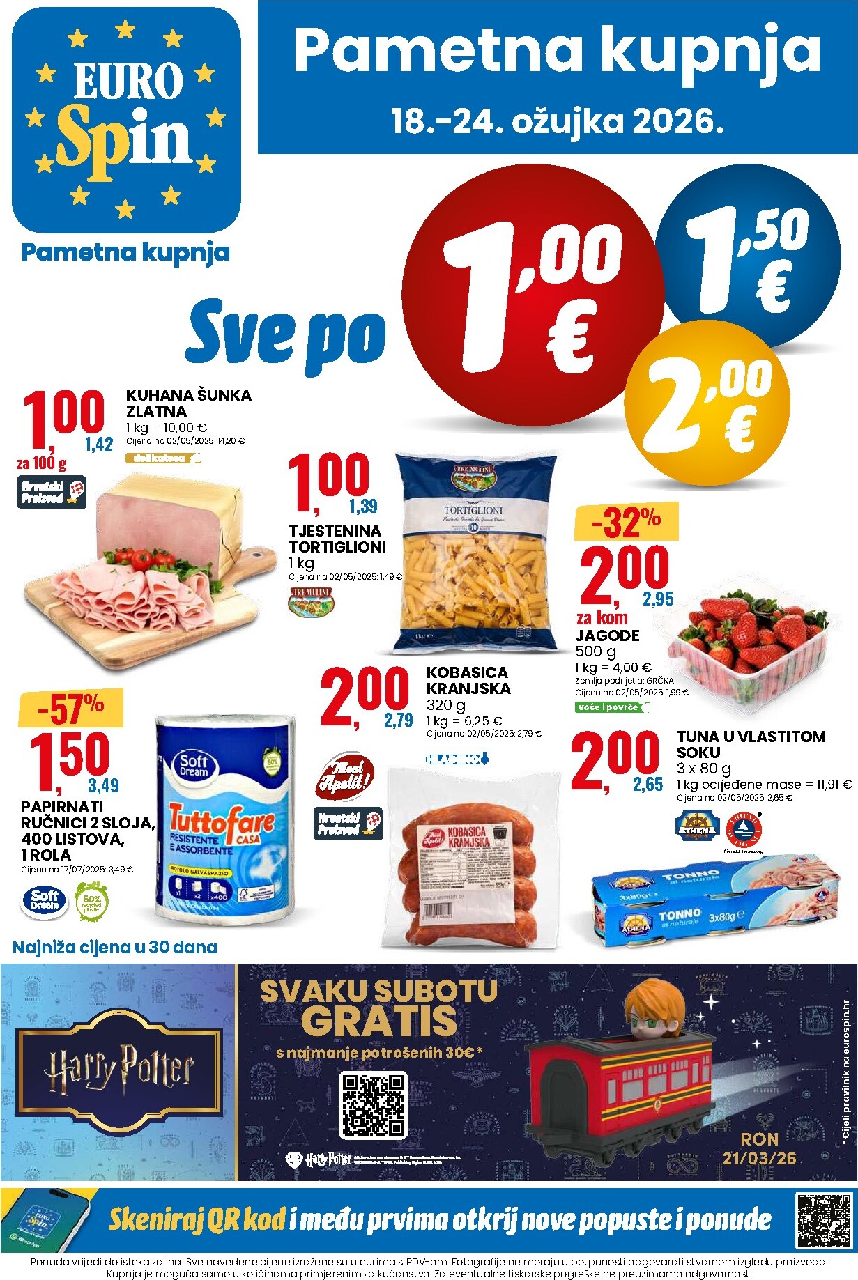 Prelistajte katalog Eurospin, vrijedi od 18.03.2026 do 24.03.2026