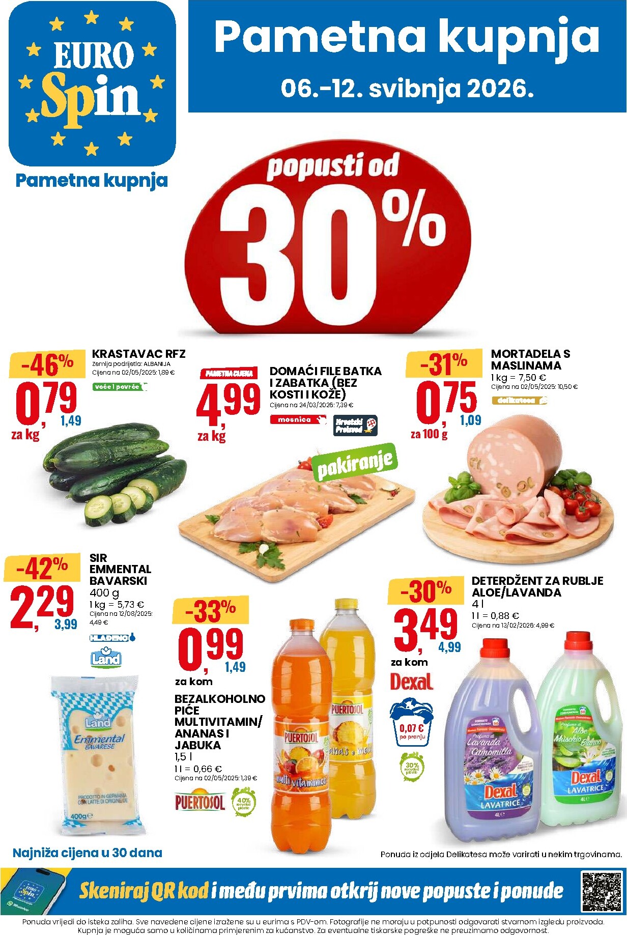 Budući Eurospin letak vrijedi od srijede 06.05.2026 do utorka 12.05.2026