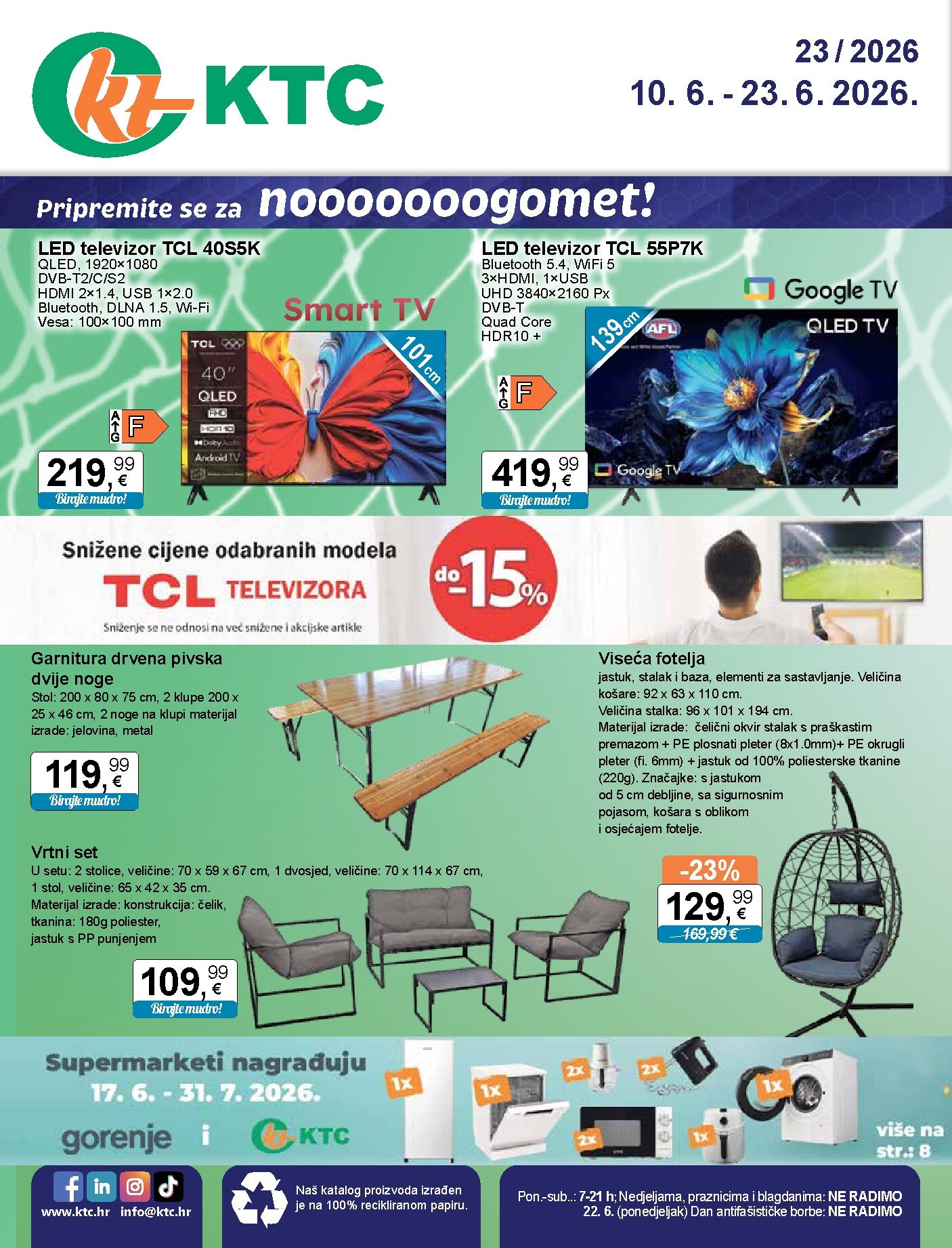 Novi KTC - Tehnika I Posuđe katalog od srijede, 10.06.2026 do utorka, 23.06.2026