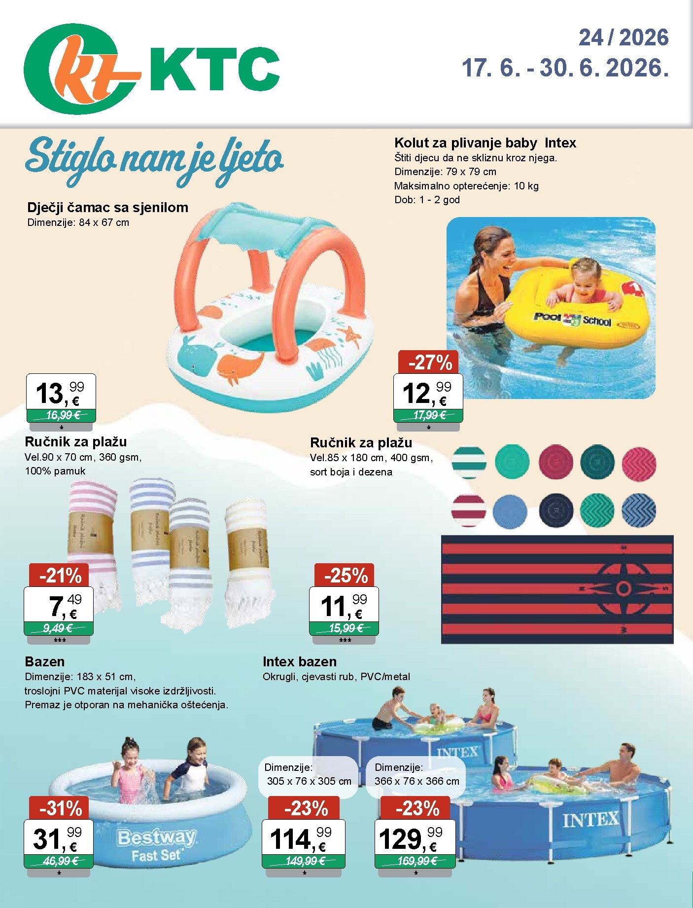 Novi KTC - Igračke i tekstil katalog od srijede, 17.06.2026 do utorka, 30.06.2026