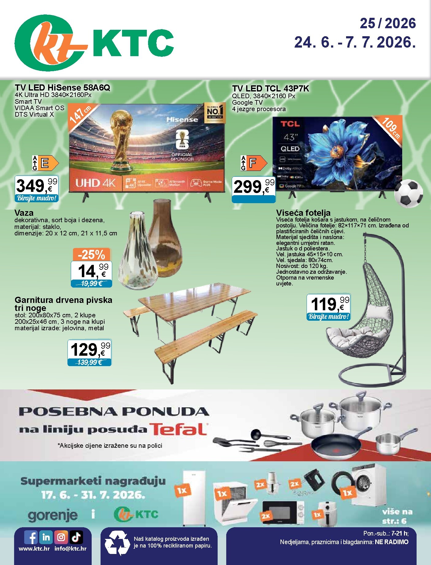 Novi KTC - Tehnika I Posuđe katalog od srijede, 24.06.2026 do utorka, 07.07.2026