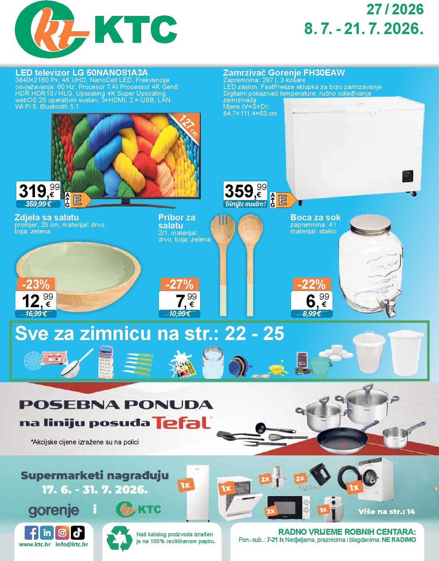 Novi KTC - Tehnika I Posuđe katalog od srijede, 08.07.2026 do utorka, 21.07.2026