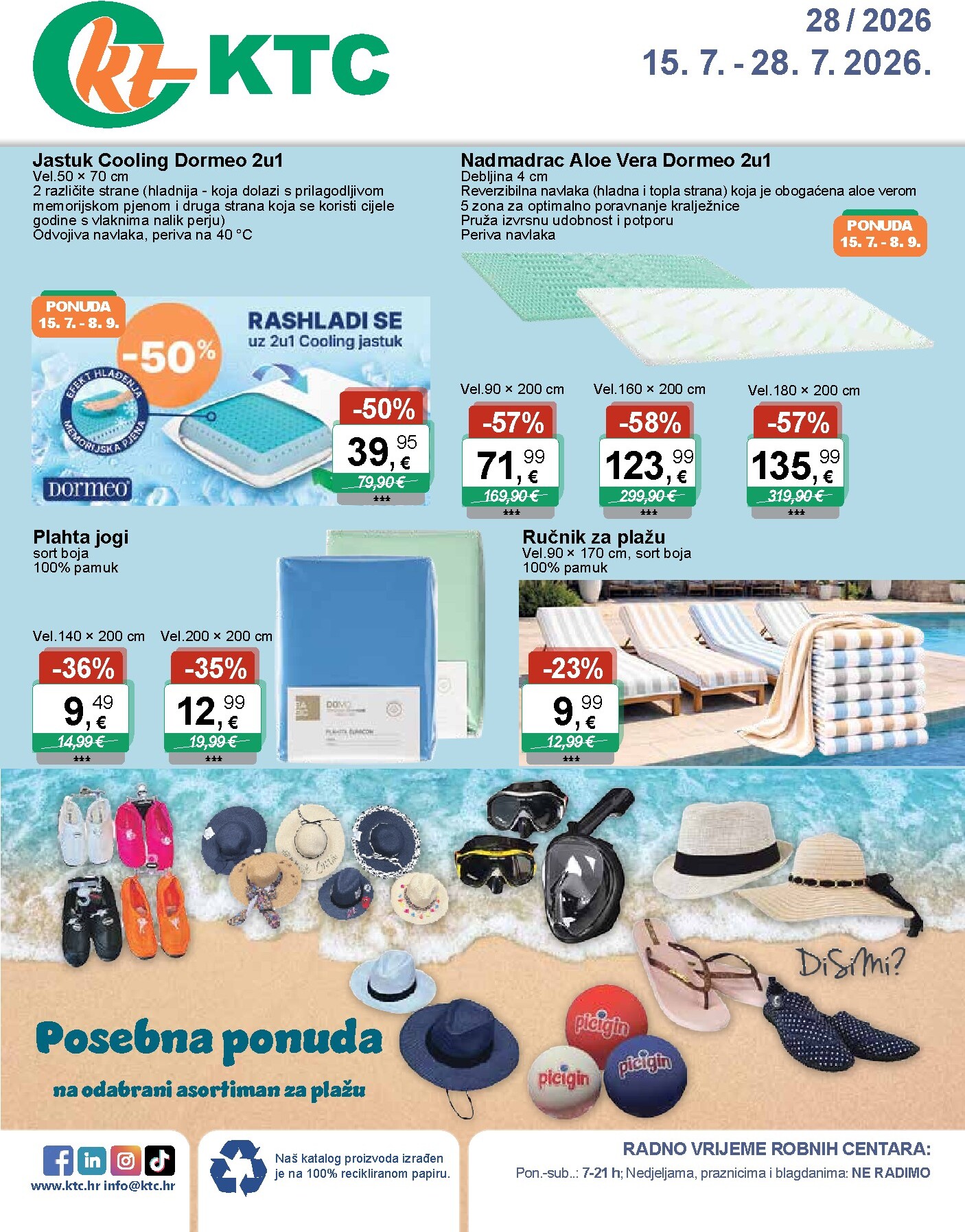 Novi KTC - Igračke i Tekstil katalog od srijede, 15.07.2026 do utorka, 28.07.2026