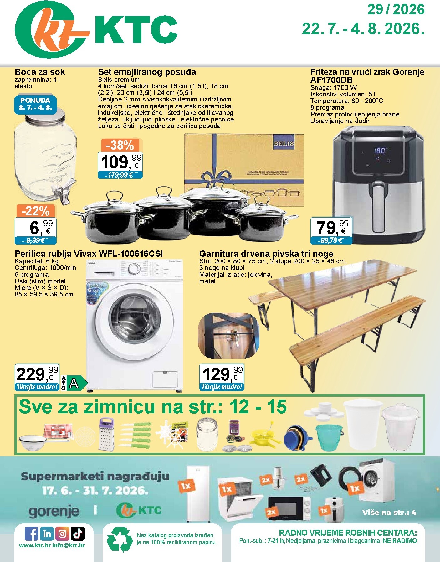 Novi KTC - Tehnika I Posuđe katalog od srijede, 22.07.2026 do utorka, 04.08.2026