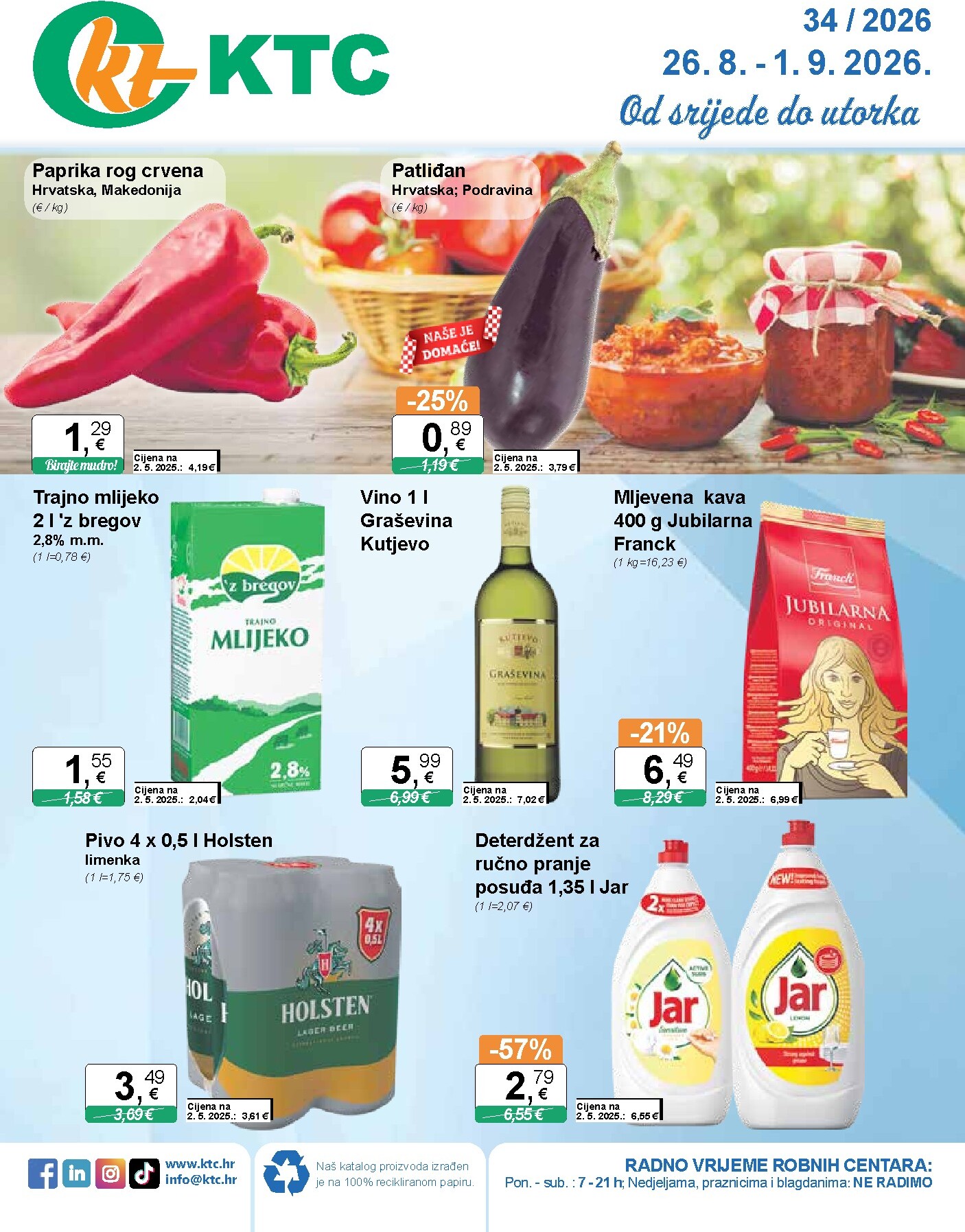 Novi KTC katalog od srijede, 26.08.2026 do utorka, 01.09.2026