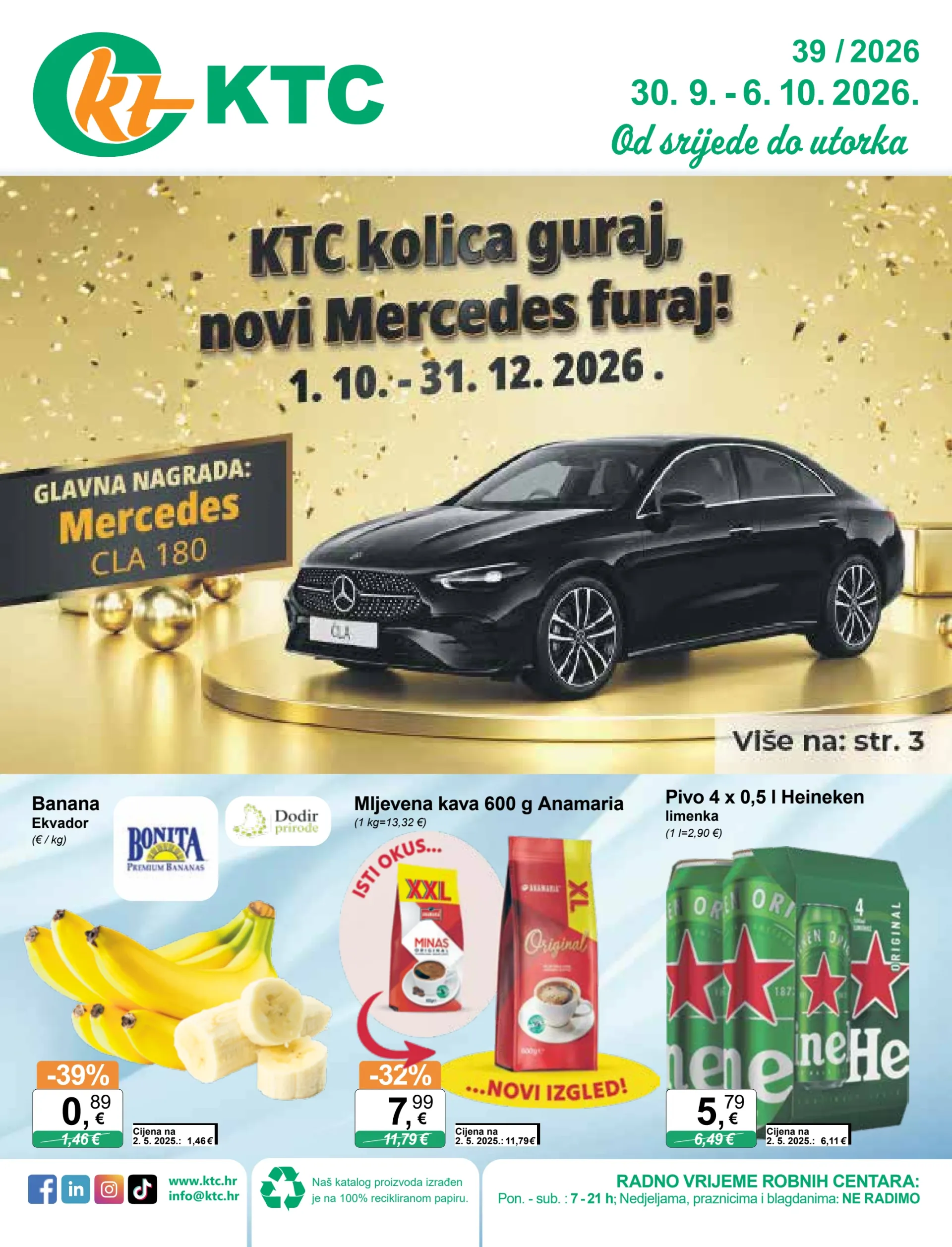 Novi KTC katalog od srijede, 30.09.2026 do utorka, 06.10.2026