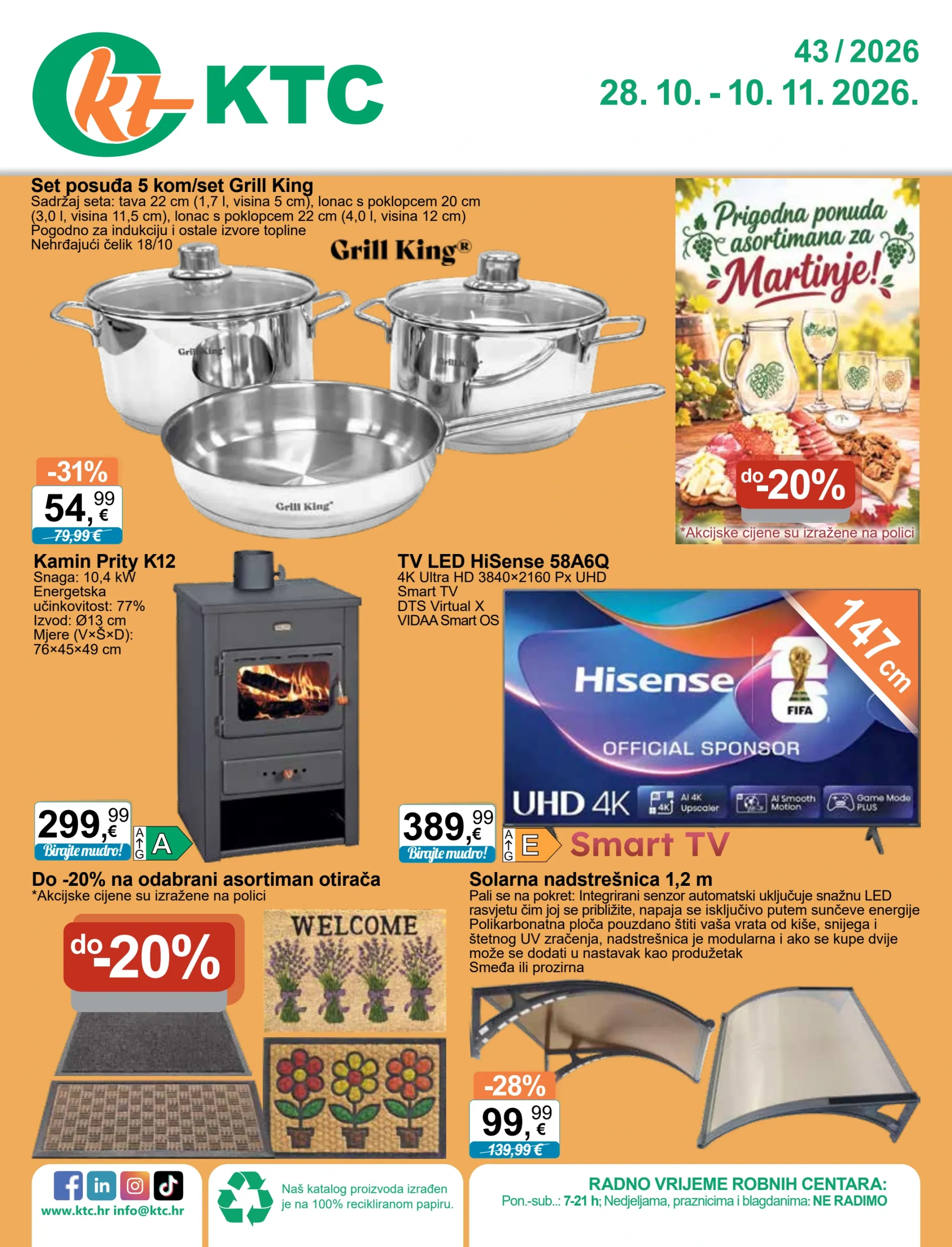 Novi KTC - Tehnika I Posuđe katalog od srijede, 28.10.2026 do utorka, 10.11.2026