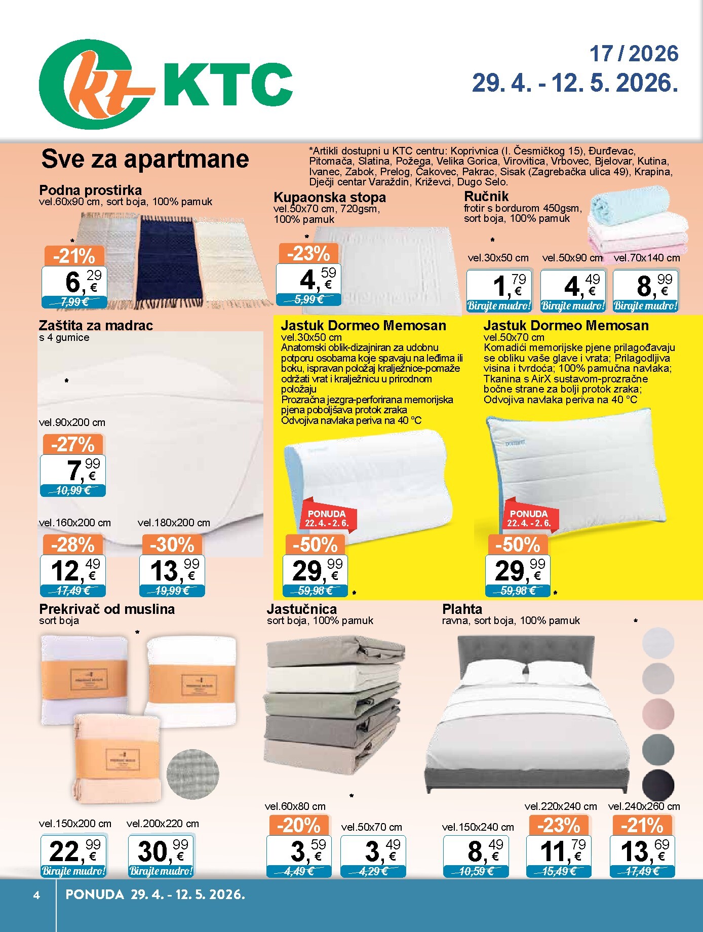 Budući KTC - Tehnika I Posuđe letak vrijedi od srijede 29.04.2026 do utorka 12.05.2026