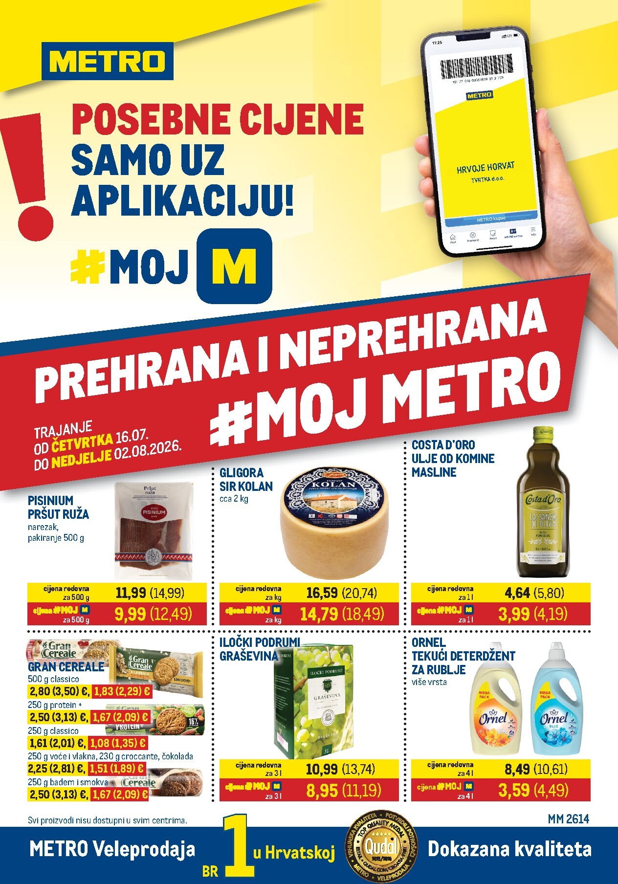 Novi Metro - Prehrana i neprehrana katalog od četvrtka, 16.07.2026 do nedjelje, 02.08.2026