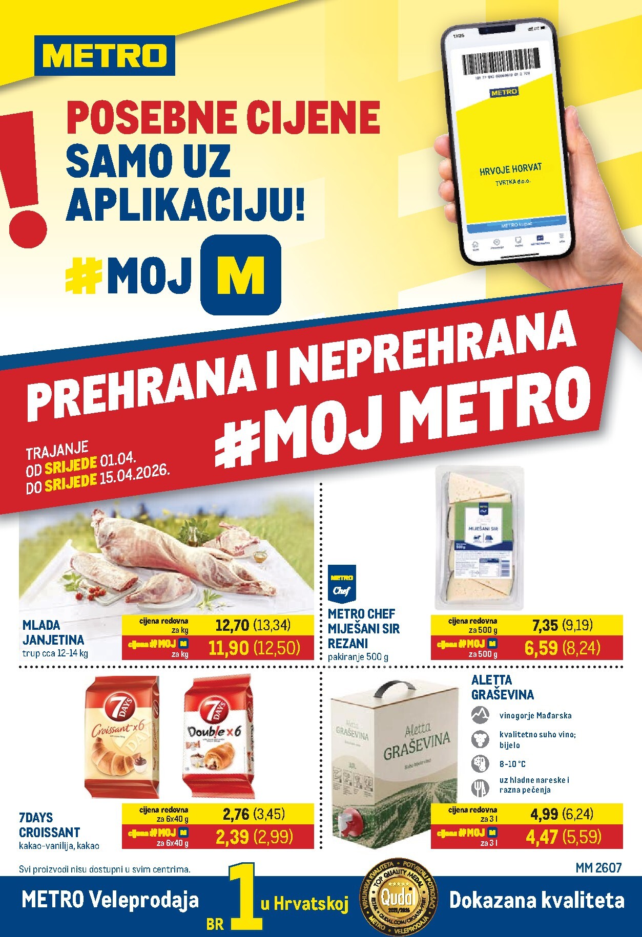 Prelistajte katalog Metro, vrijedi od 01.04.2026 do 15.04.2026