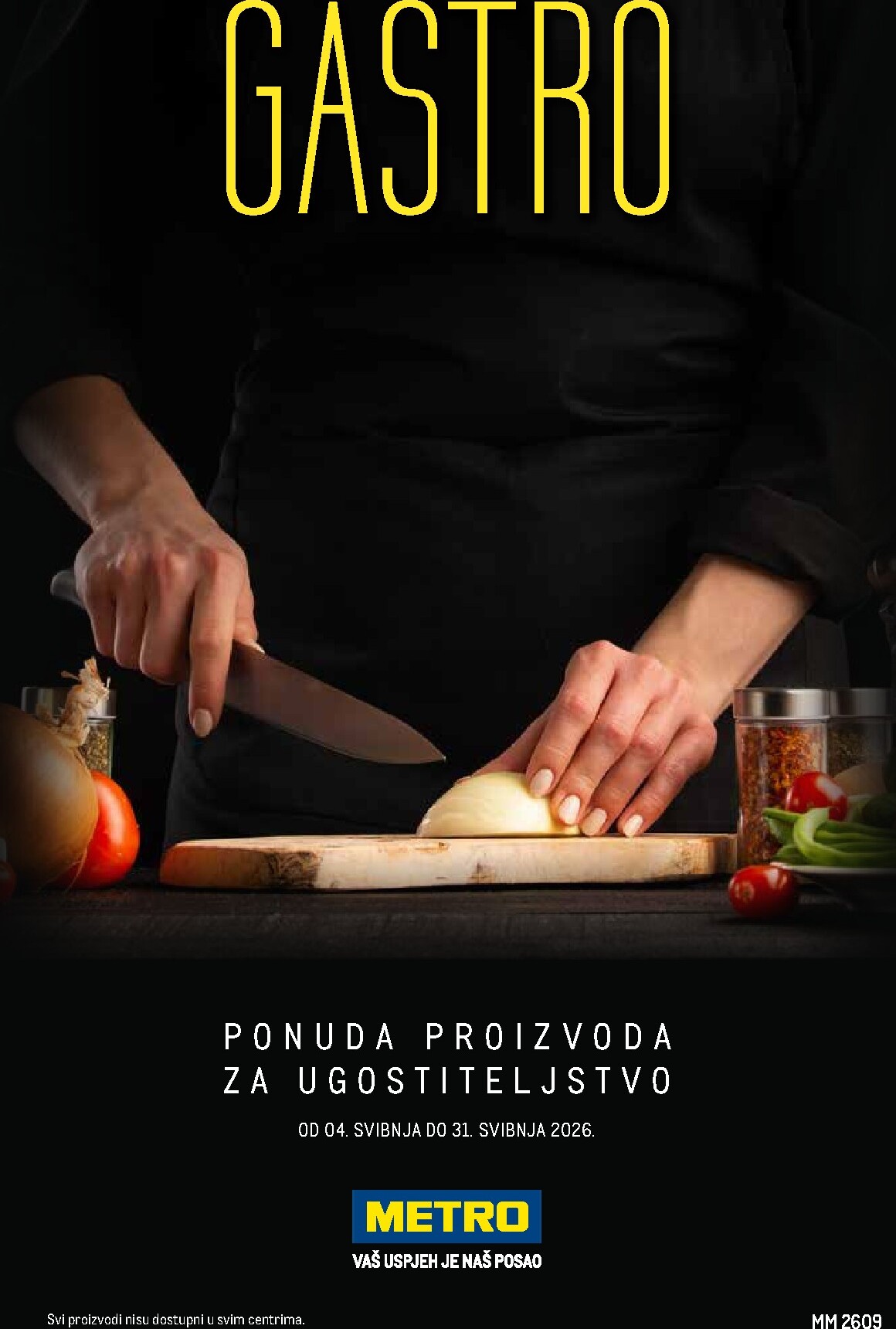 Metro - Gastro letak za sljedeći tjedan od ponedjeljka 04.05.2026 do nedjelje 31.05.2026