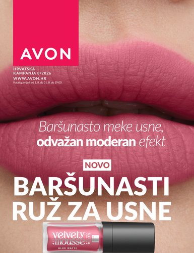 Aktualni katalog Avon od subote, 01.08.2026 do ponedjeljka, 31.08.2026